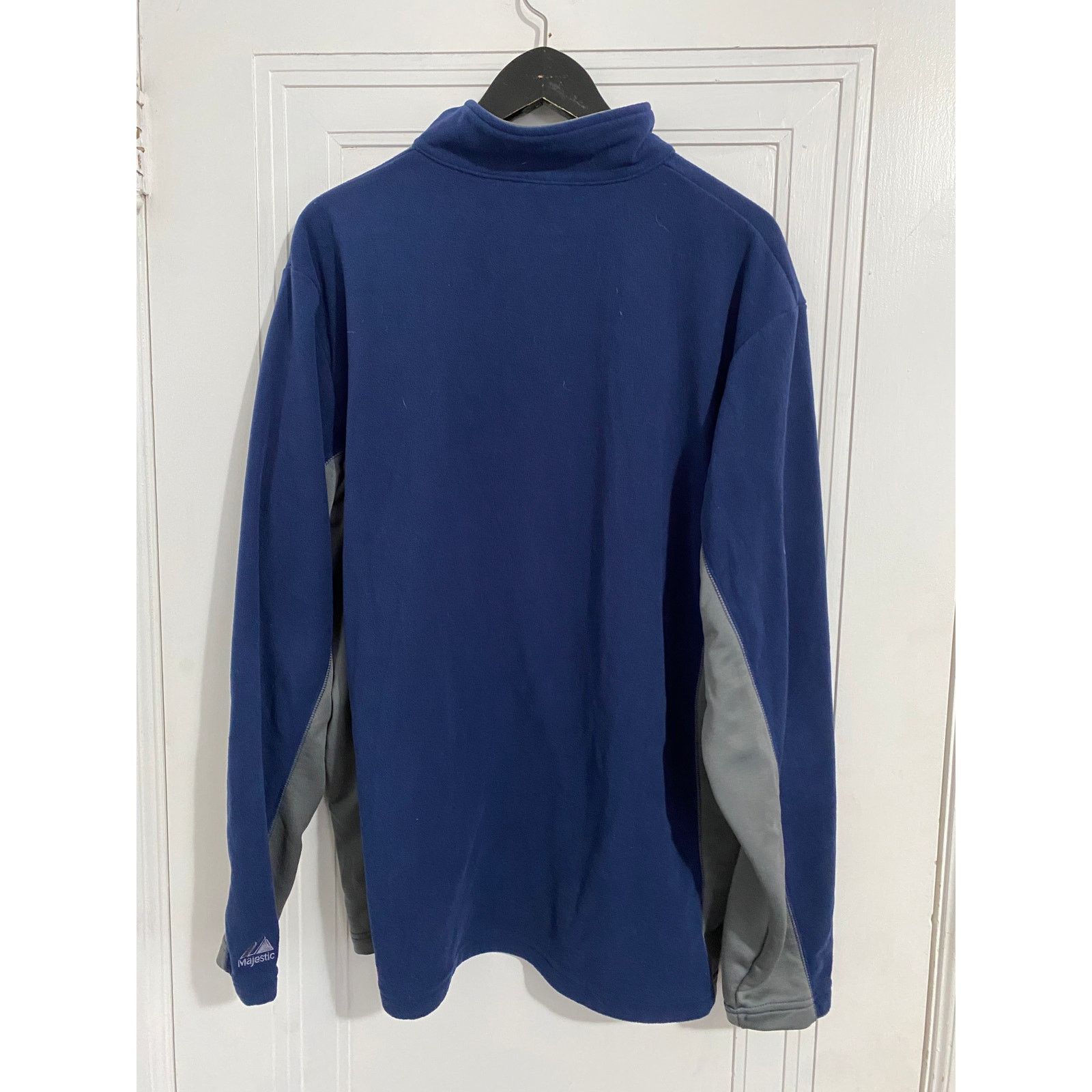 Majestic St. Louis Cardinals Blue Fleece 1/4-Zip Sweatshirt Size XL Size US XL / EU 56 / 4 - 5 Thumbnail