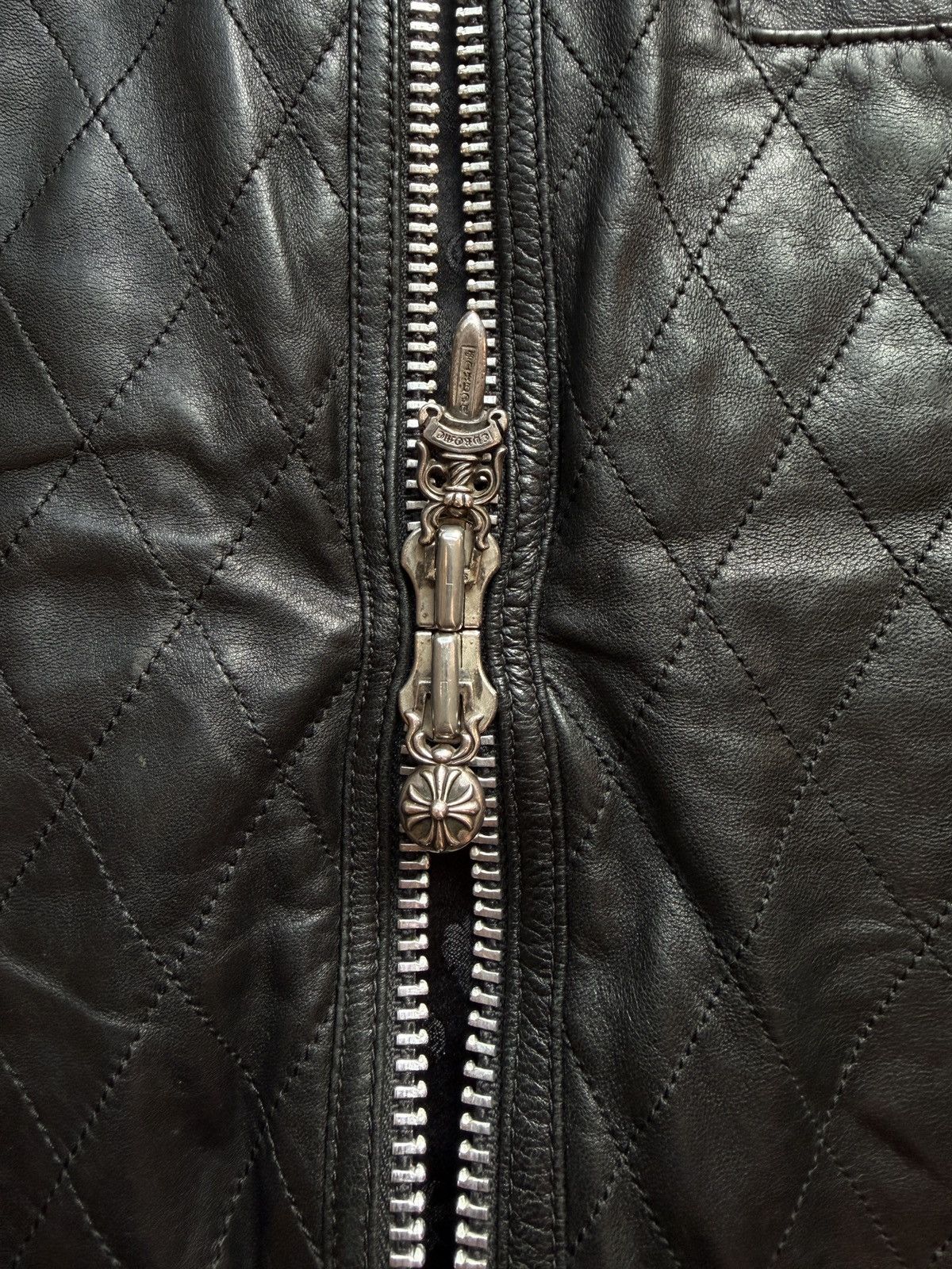 Chrome Hearts Chrome Hearts Leather Papa Vest Black Size US M / EU 48-50 / 2 - 6 Thumbnail