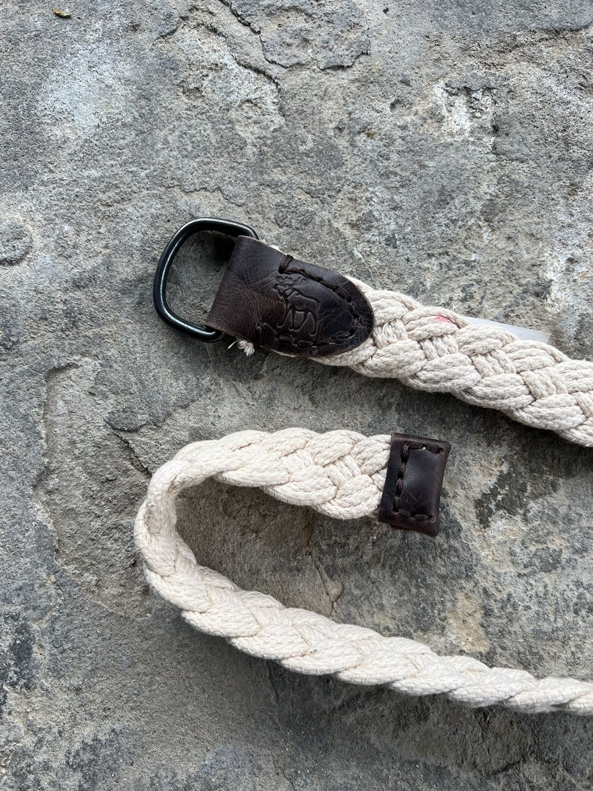 Abercrombie & Fitch × Vintage Abercrombie & Fitch White Braided Belt Rope 32 Size 32 - 2 Thumbnail