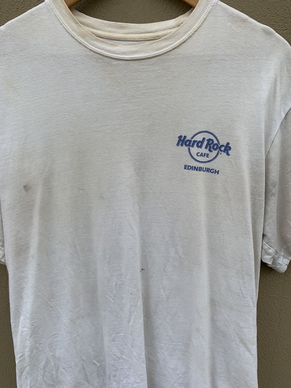 Hard Rock Cafe Y2K Thrashed Faded Hard Rock Cafe Edinburgh Printed tee Size US L / EU 52-54 / 3 - 4 Thumbnail