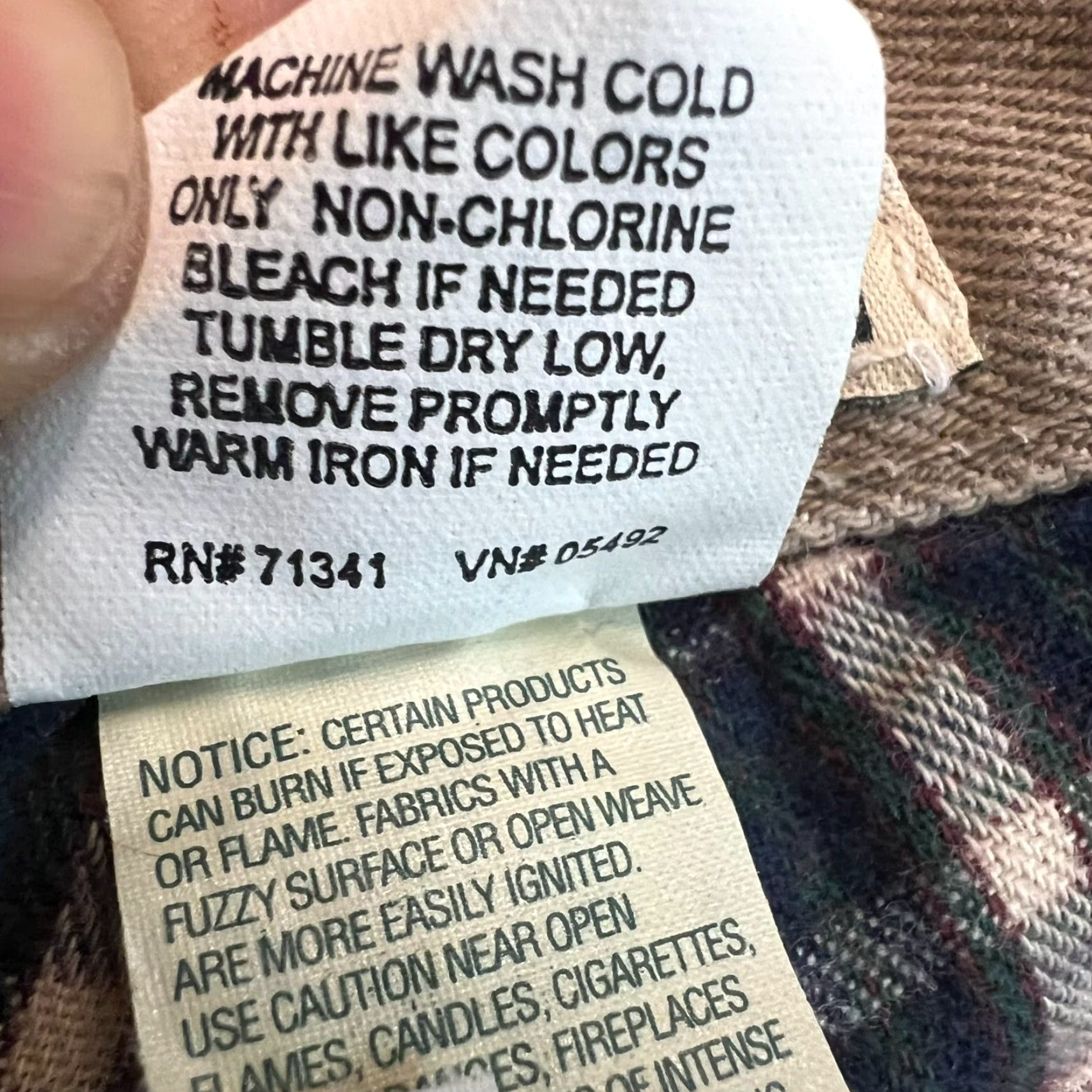 Vintage L.L. Bean Natural Fit Lined Jeans Mens Relaxed Size 42x30 Beige Denim 5-Pocket High Rise Nature Size US 42 / EU 58 - 7 Thumbnail