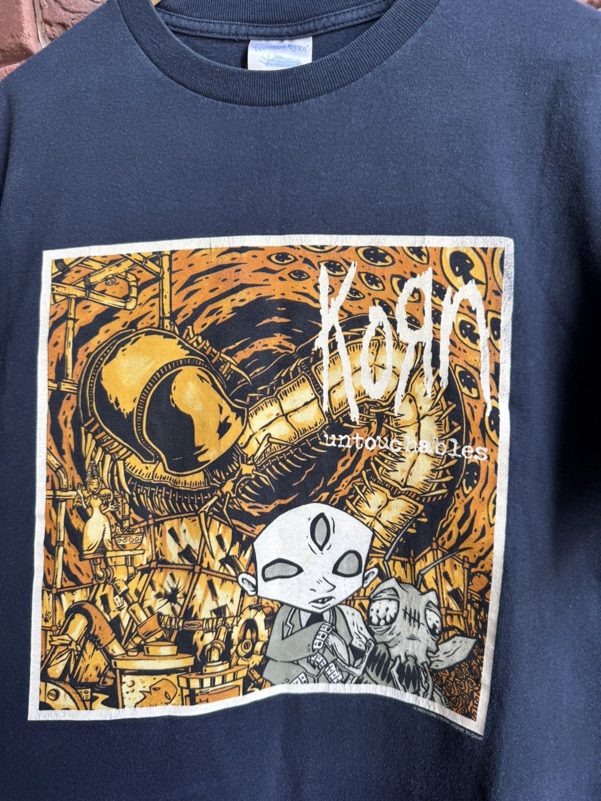 Band Tees Vintage Korn 2002 Untouchables Nu Metal Band 00s T-Shirt y2k Size US L / EU 52-54 / 3 - 5 Thumbnail