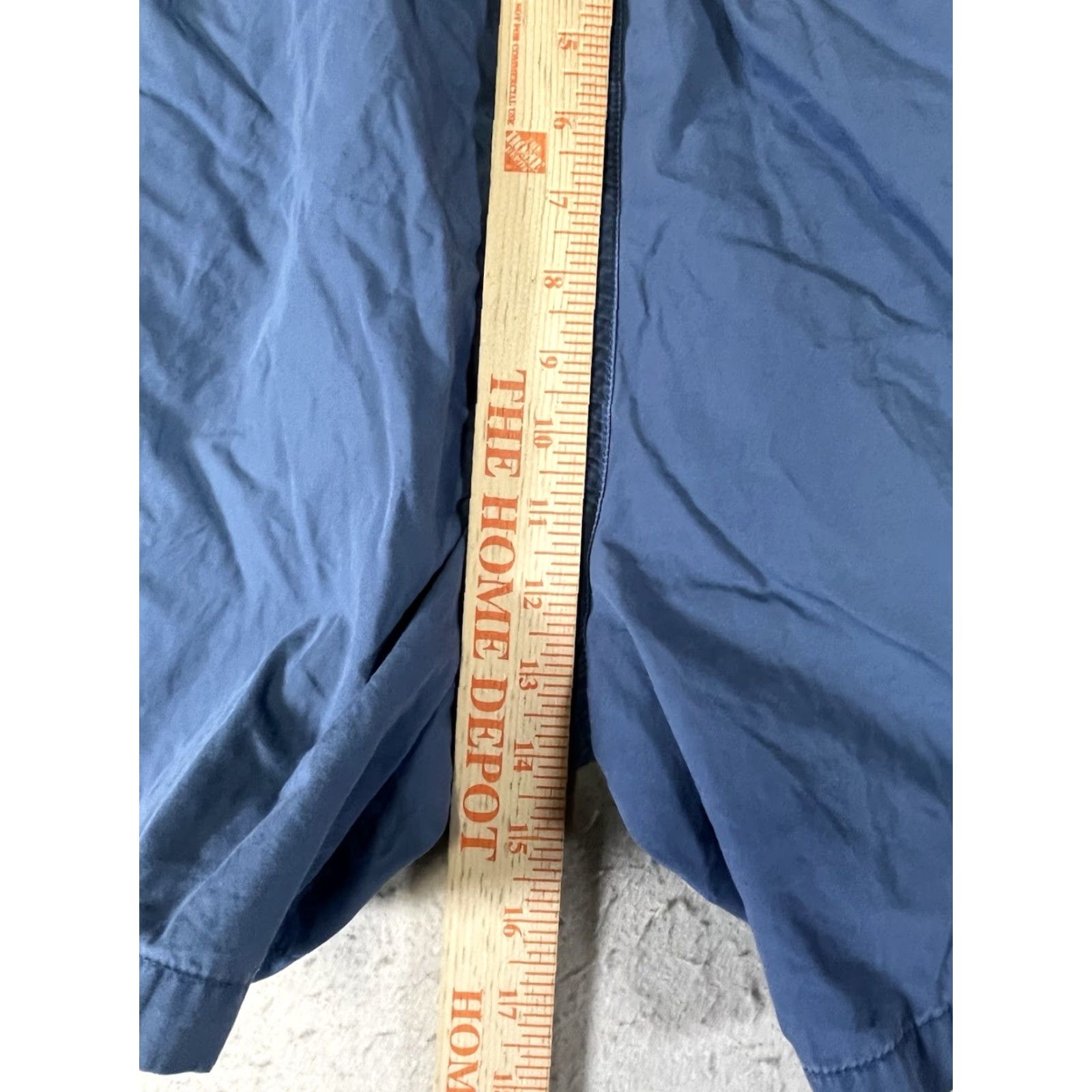 Vintage Columbia Mens Medium Packable Performance Shorts Chino Blue Polyester Cotton Quick Dry Lightweight Pockets Adjustable Waist Elastic Waist See All Pics Size US 31 - 4 Thumbnail