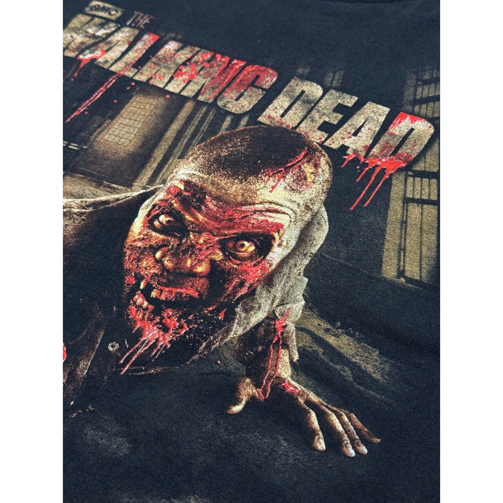 Vintage The Walking Dead AMC Promo Zombie T-shirt Size US L / EU 52-54 / 3 - 3 Thumbnail