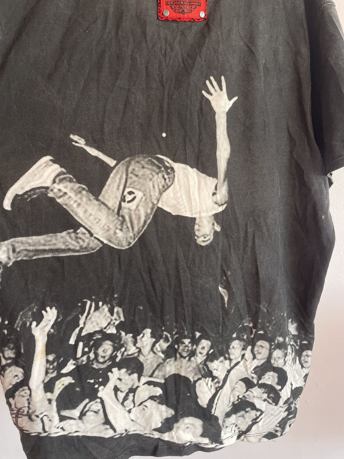 Band Tees × Vintage Elvis Jesus Concert AOP Crazy T Shirt Designer Graphic Tee Size US XXL / EU 58 / 5 - 18 Thumbnail