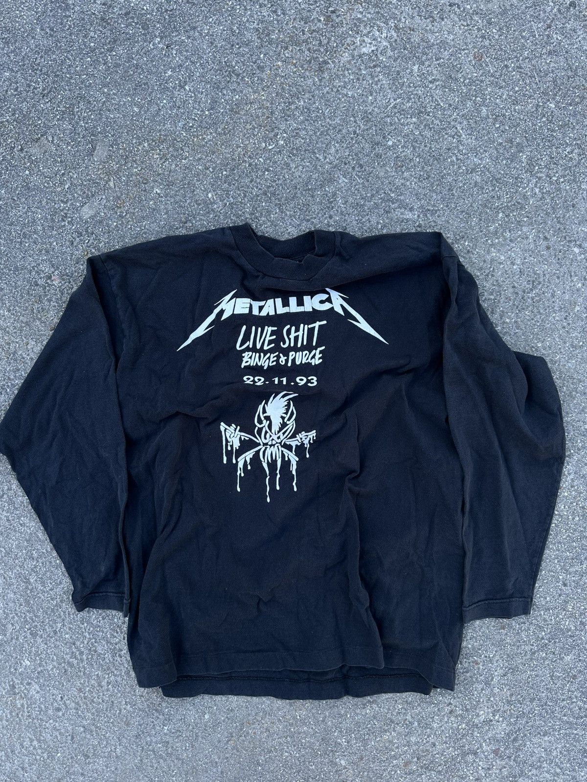 Metallica Metallica t-shirt 1993 Live Shit Binge & Purge Longsleeve L Size US L / EU 52-54 / 3 - 1 Thumbnail