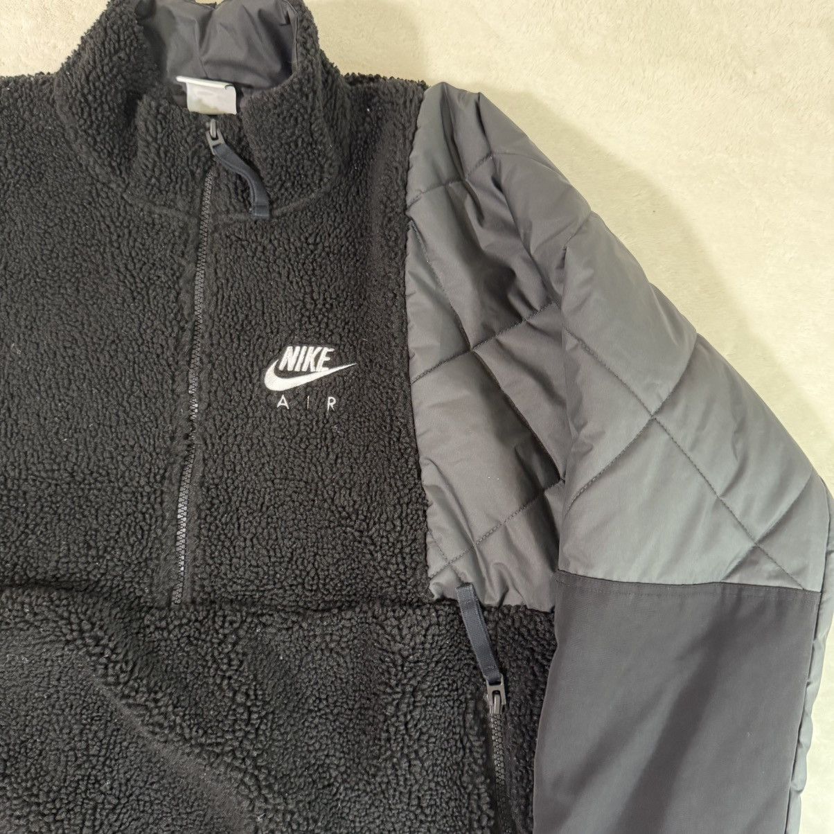 Nike Nike Air Sherpa Quilted Half-Zip Jacket Size US L / EU 52-54 / 3 - 2 Thumbnail