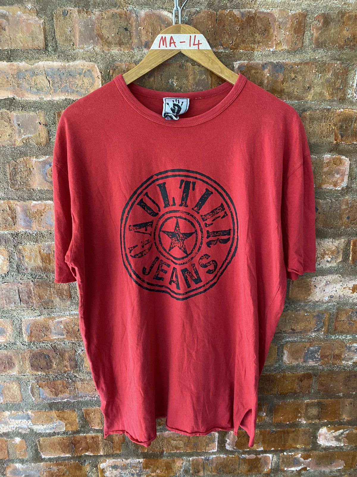 Jean Paul Gaultier 🔥1990s JPG Gaultier Jeans logo tee Size US XL / EU 56 / 4 - 2 Thumbnail
