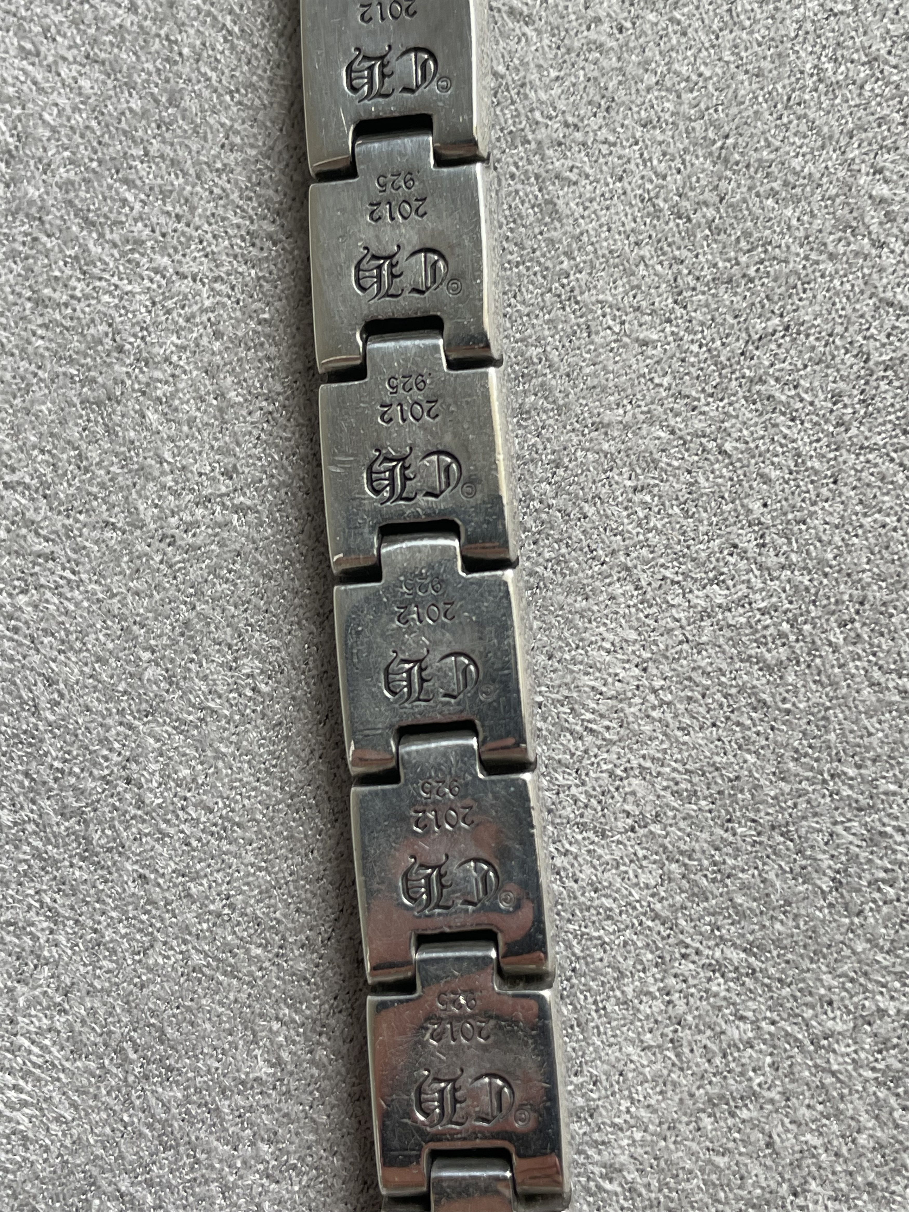 Chrome Hearts Chrome Hearts Silver Diamonds Pyramid Hinged Plus Bracelet Size ONE SIZE - 11 Thumbnail