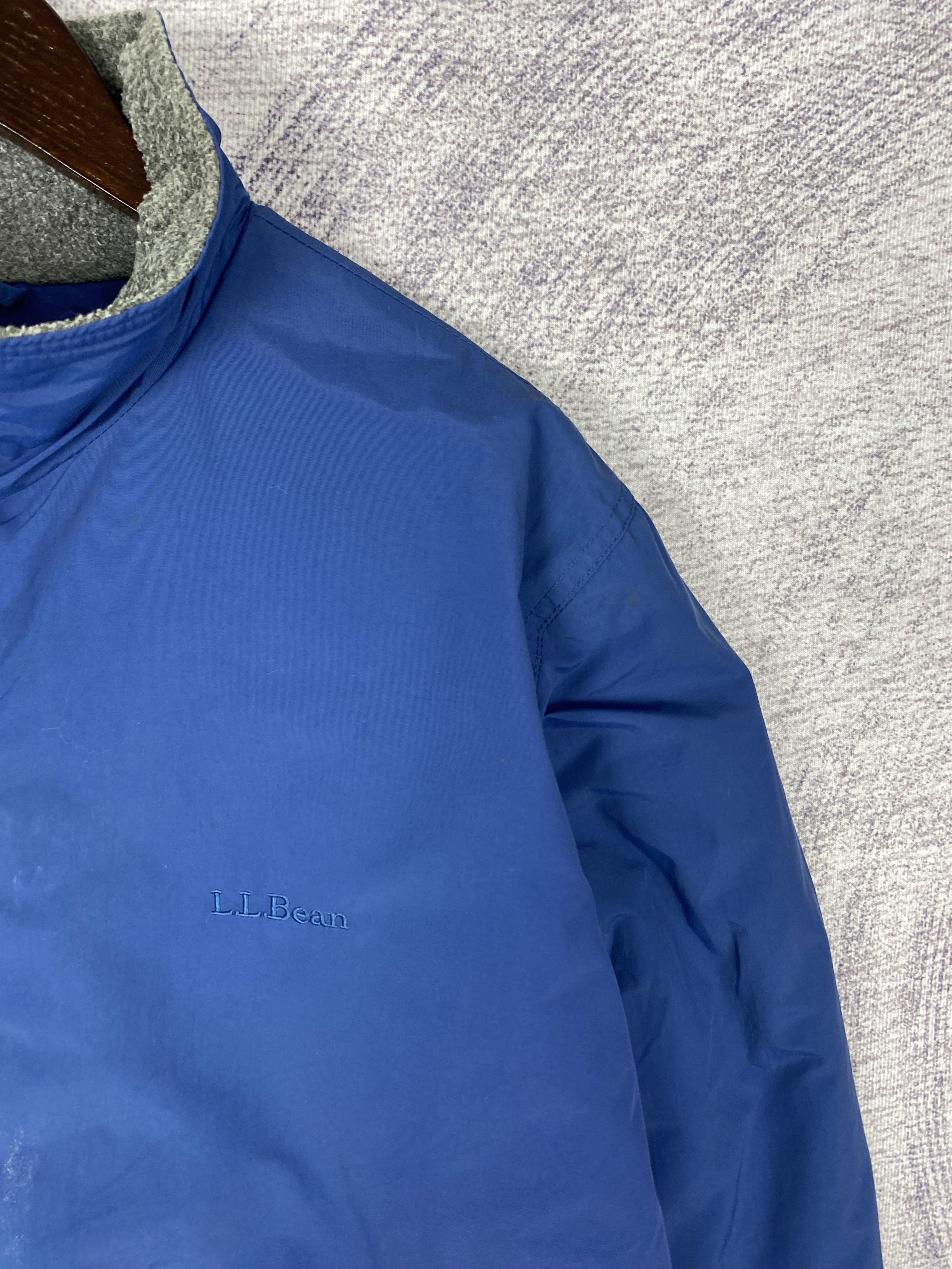 L.L. Bean Vintage L.L Bean Fleece Lining Zip Up Jacket Size US L / EU 52-54 / 3 - 3 Thumbnail