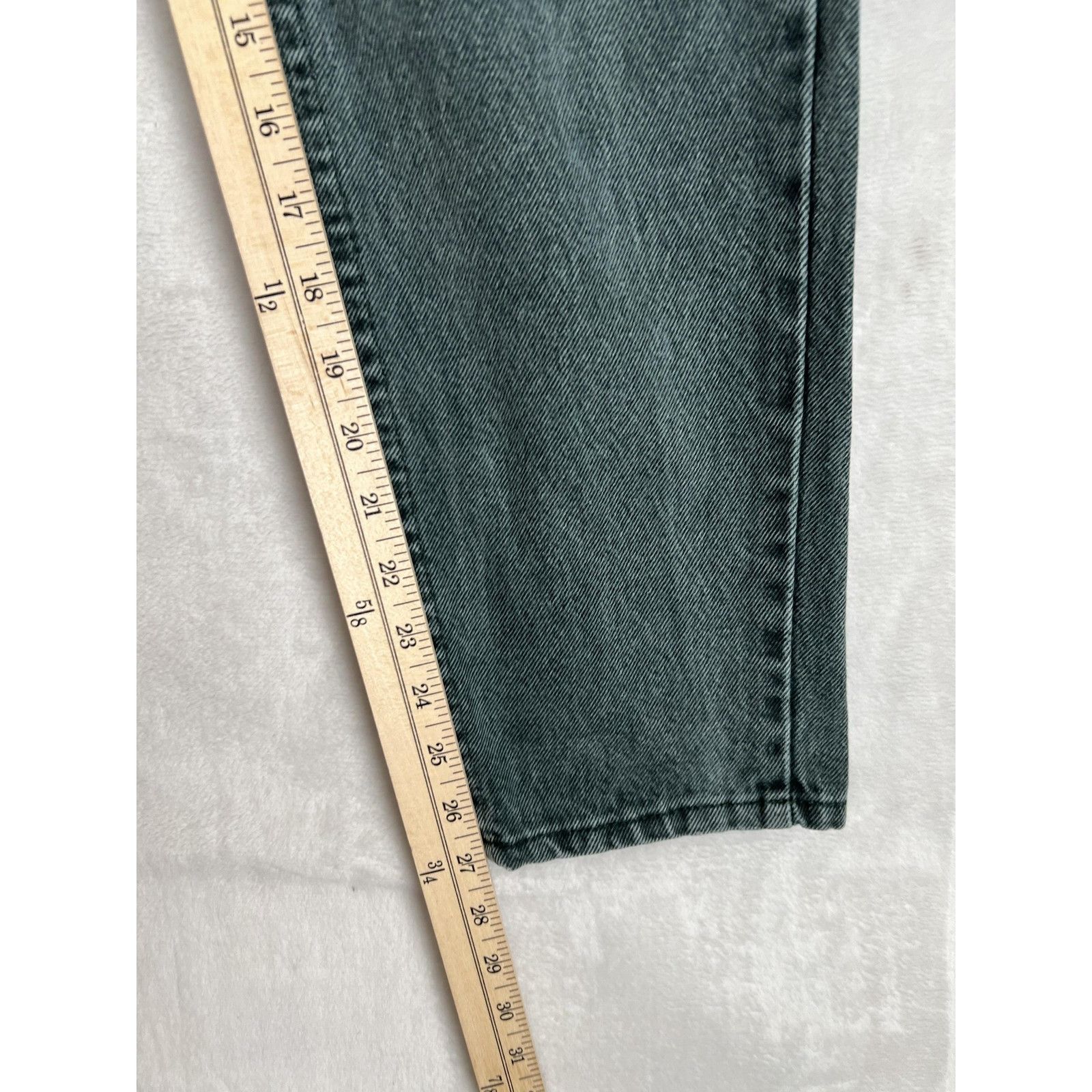 Lee Vintage Lee Jeans Womens 8 Petite Green High Rise Tapered Le Size 24" / US 00 / IT 34 - 5 Thumbnail