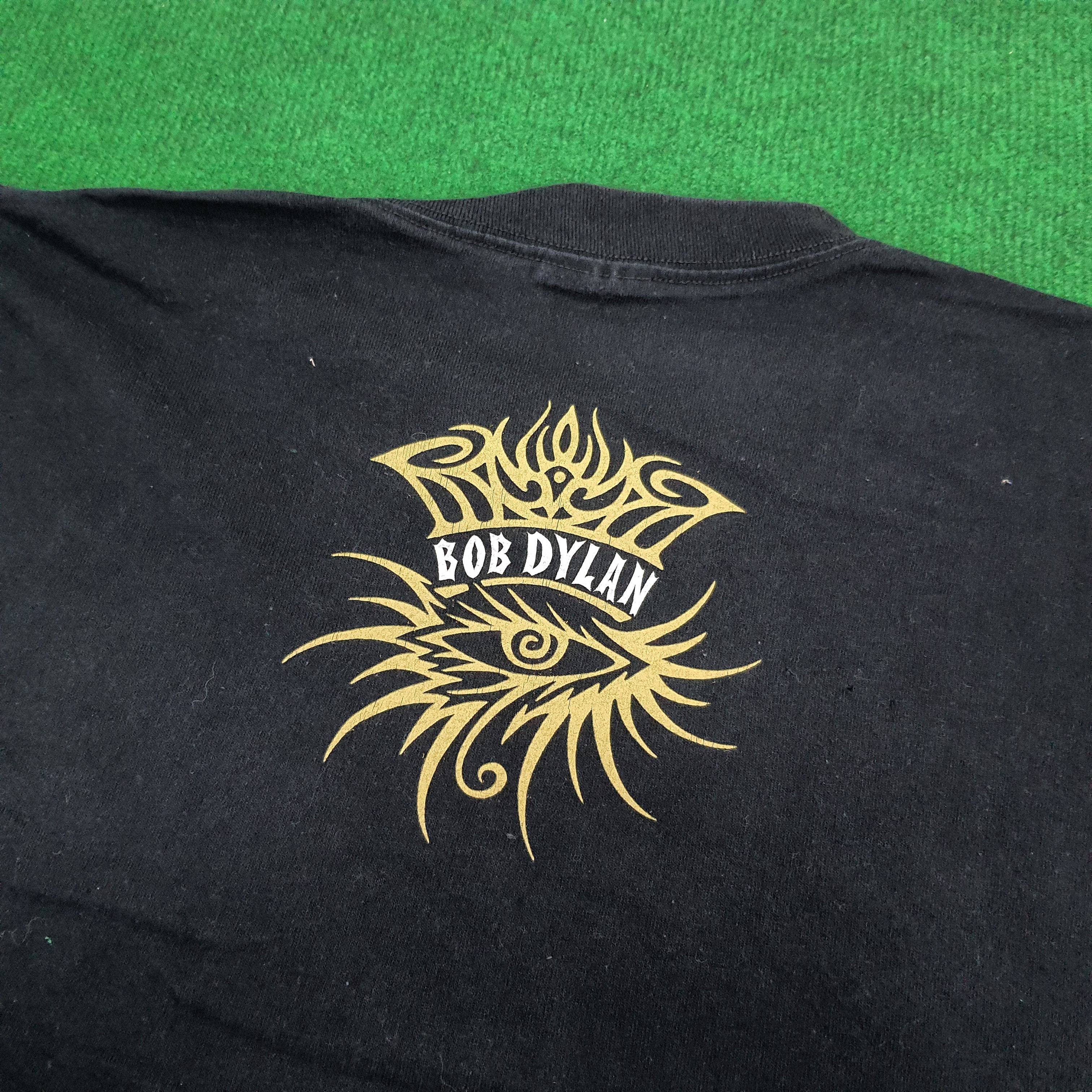 Band Tees × Vintage Vintage Bob Dylan American Singer T-shirt Size US XL / EU 56 / 4 - 4 Thumbnail