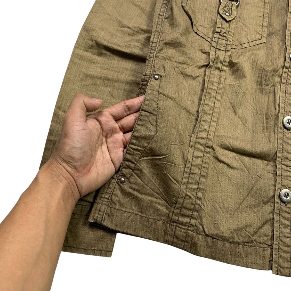 14th Addiction Nicole Club For Men Studded Long Shirt ifsix GOA Style Size US M / EU 48-50 / 2 - 7 Thumbnail