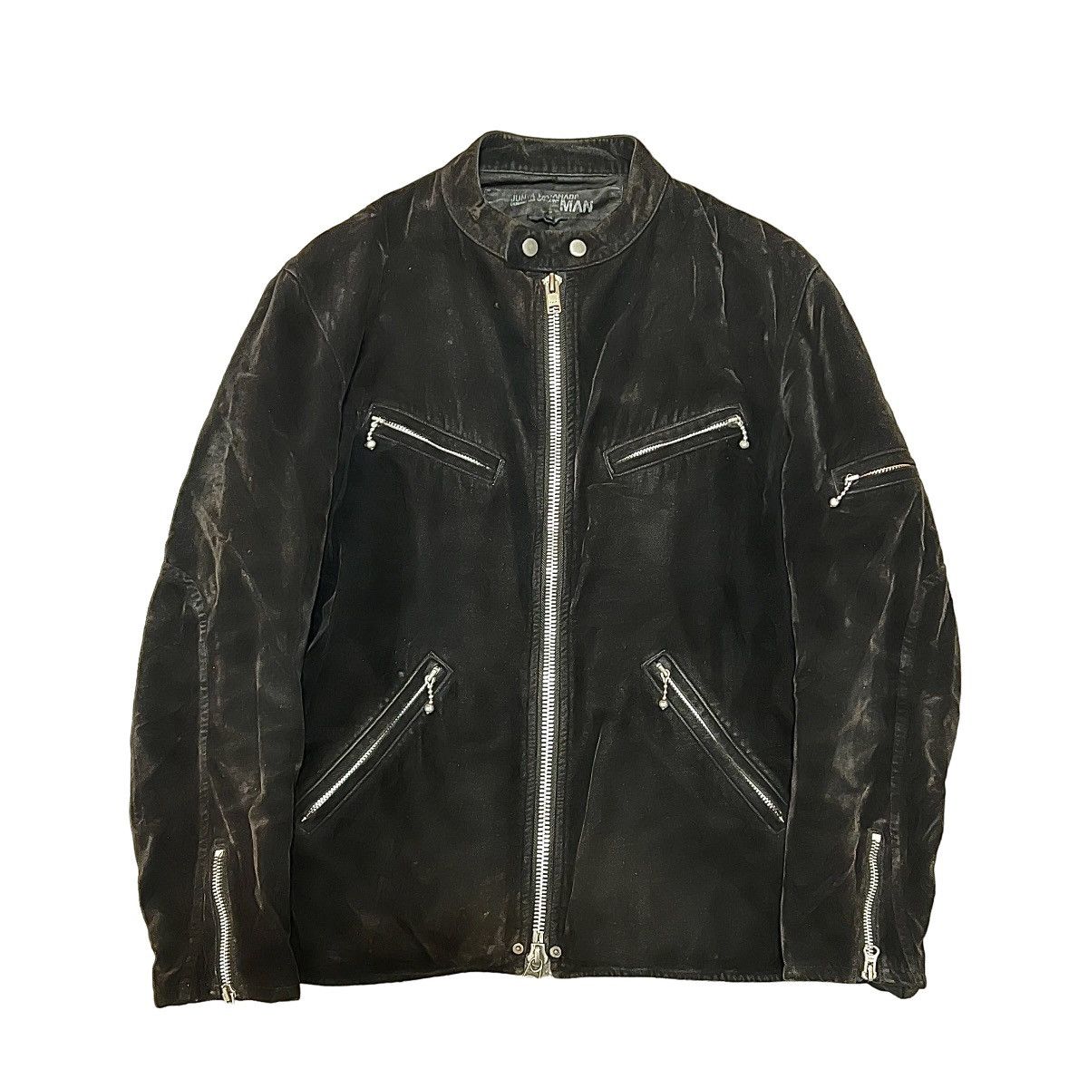 Junya Watanabe JUNYA WATANABE MAN 07AW MULTI ZIP VELVET BOMBER 