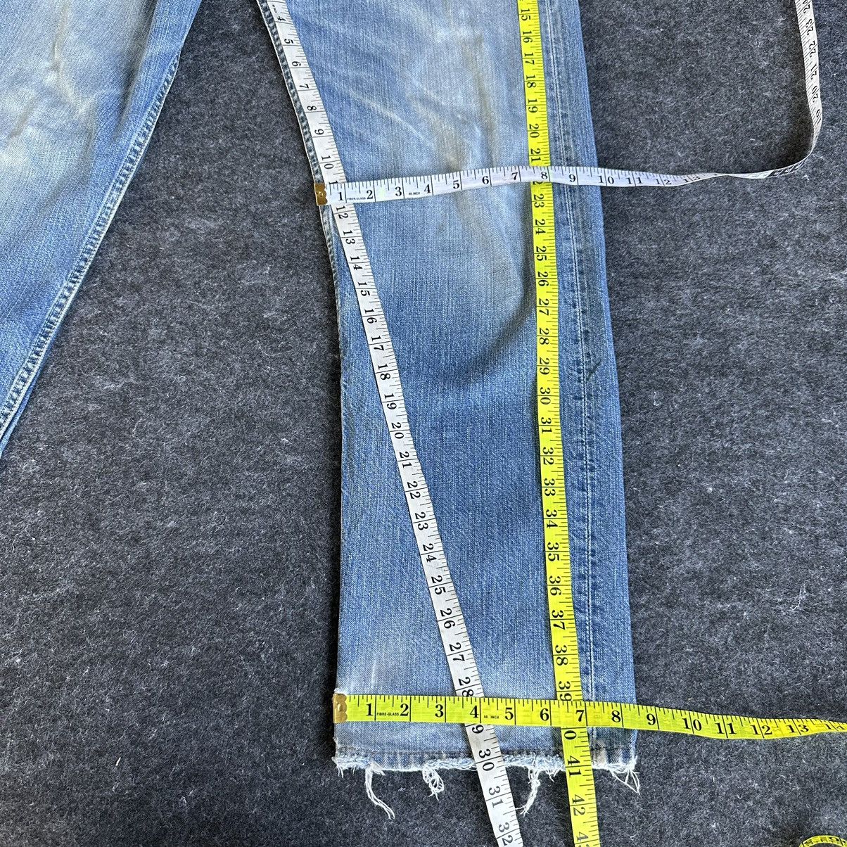 Levi's Levis 501 Distressed Blue Vintage Denim D577 Size US 32 / EU 48 - 10 Thumbnail