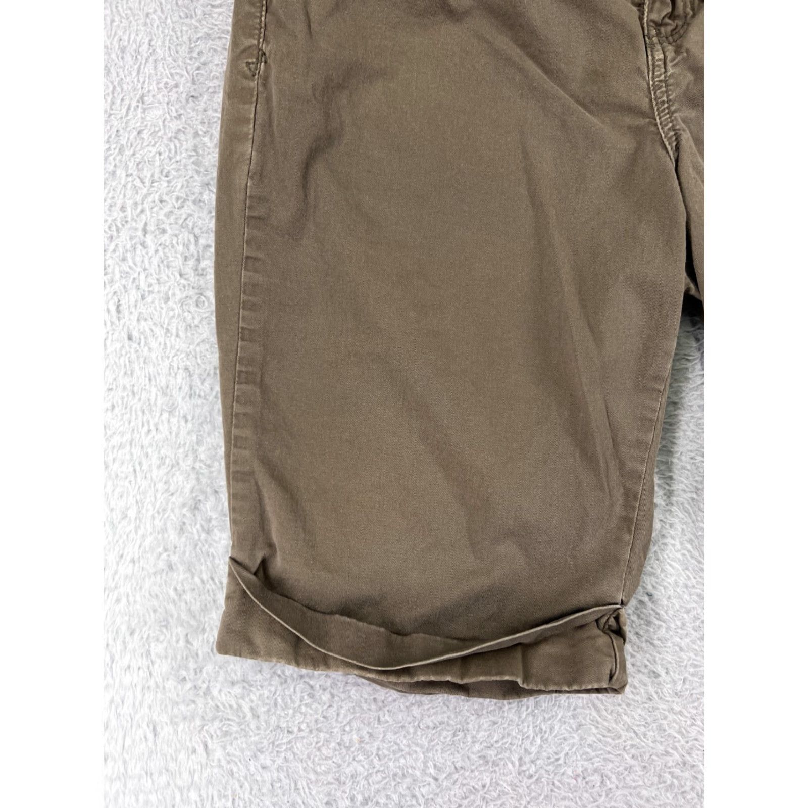 Calvin Klein Calvin Klein Shorts Womens 10 Brown 100% Cotton Twill Pockets Zip Fly 30x10 Size 32" / US 10 / IT 46 - 6 Thumbnail