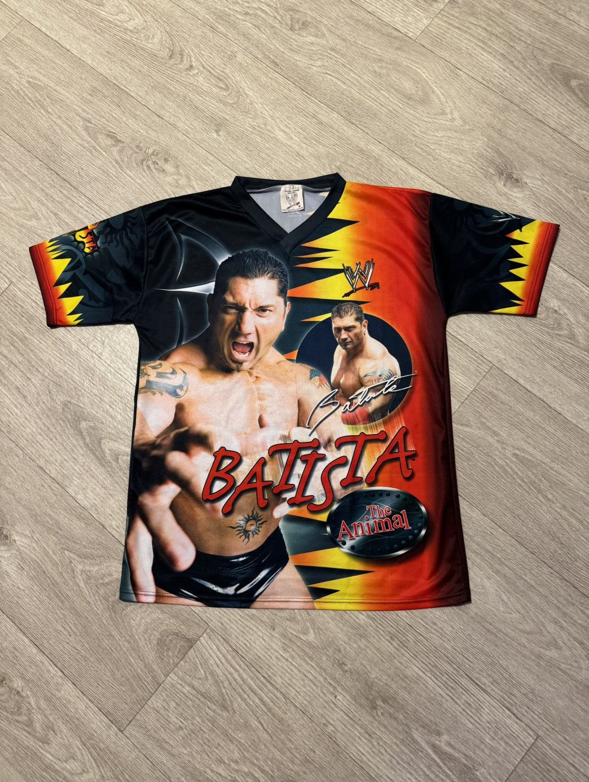WWE 🔷Vintage WWE Batista Jersey 2000s🔷 Size US M / EU 48-50 / 2 - 1 Thumbnail
