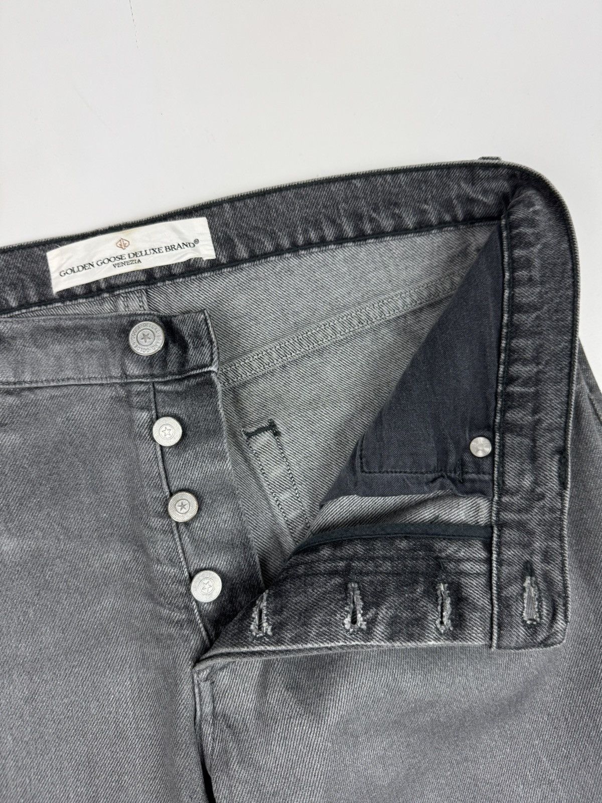 Golden Goose Golden Goose Silver Jeans Pants Size 29 Size 29" - 7 Thumbnail