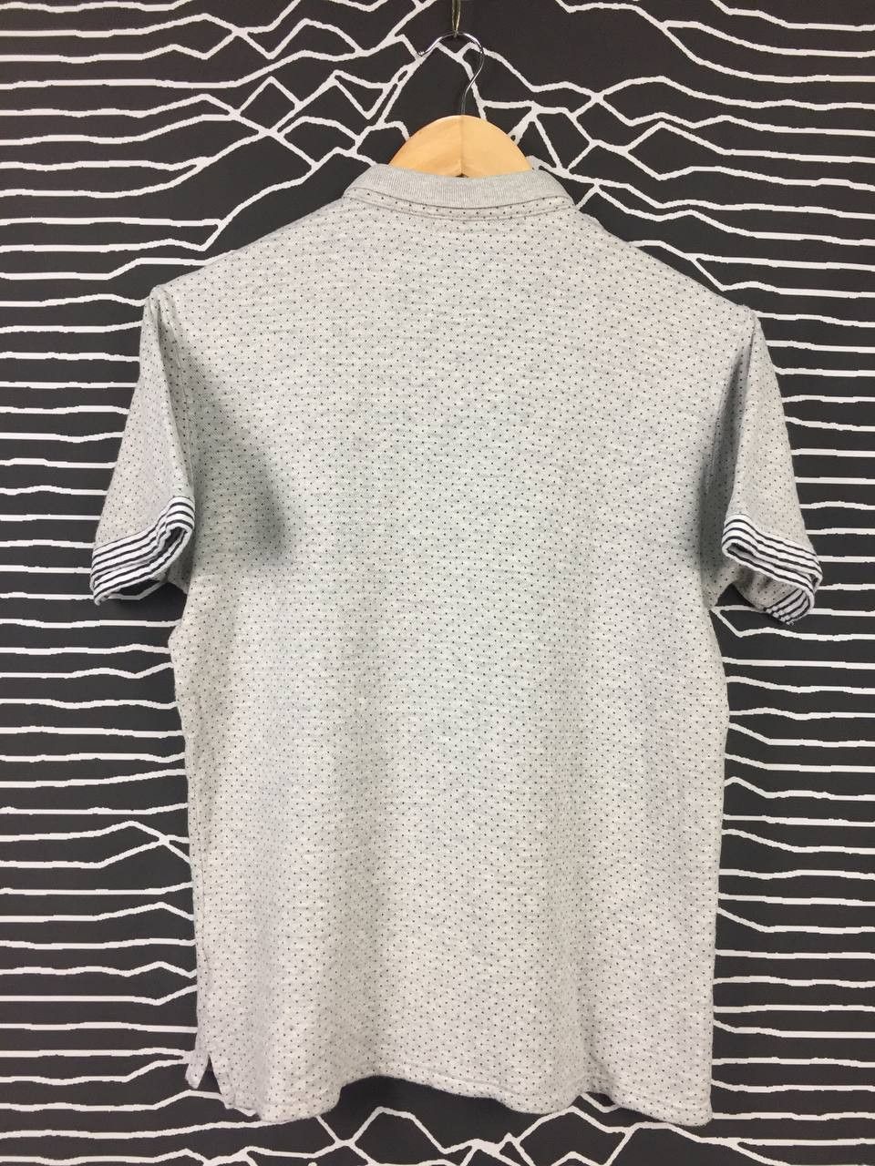 Japanese Brand J.N.R.D. Jun Co. Japan Micro-Dot Button-Down Polo Shirt Size US S / EU 44-46 / 1 - 6 Thumbnail
