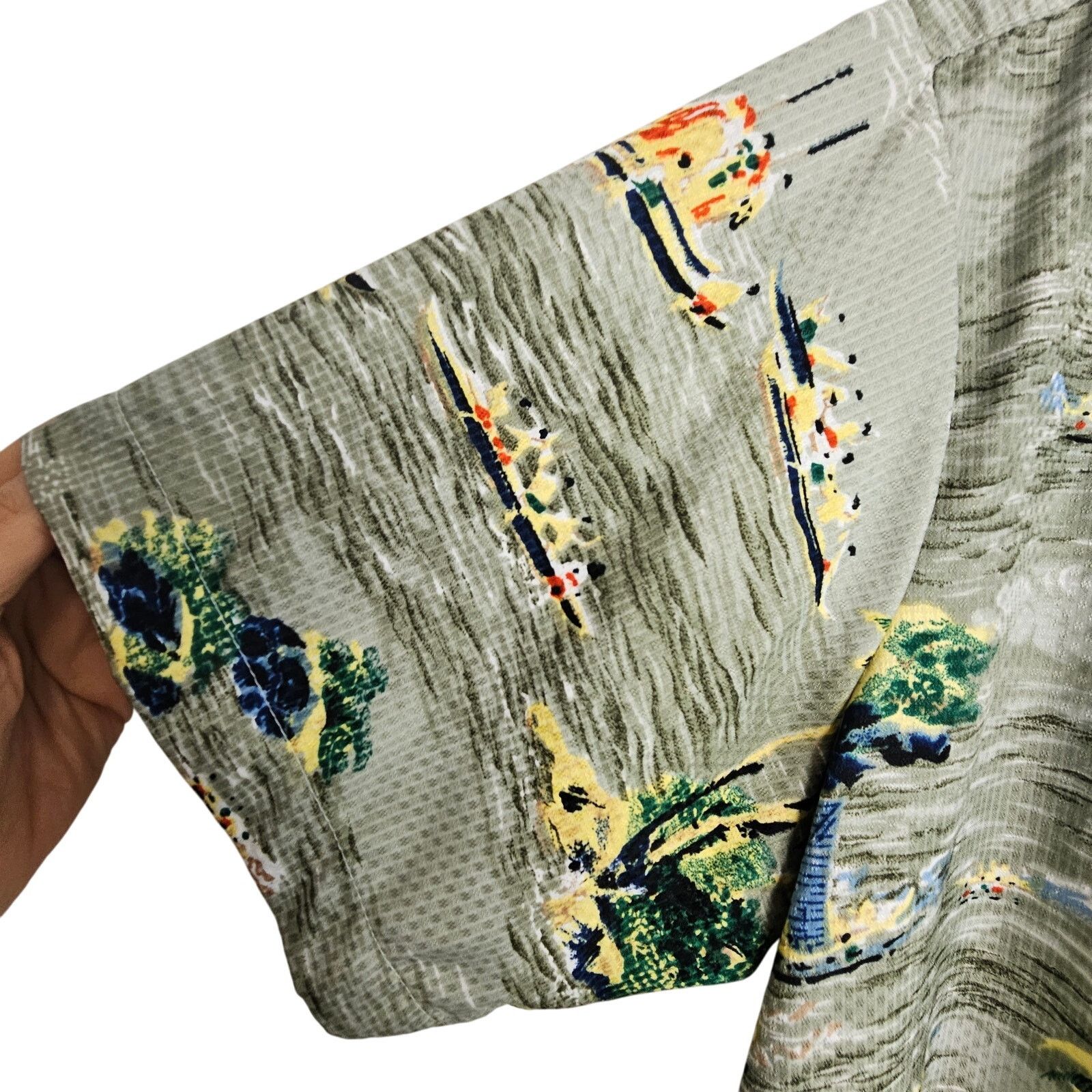 Kennington Ltd. Vintage Kennington Mens Canoe Print Hawaiian Shirt XL Gorp Size US XL / EU 56 / 4 - 4 Thumbnail