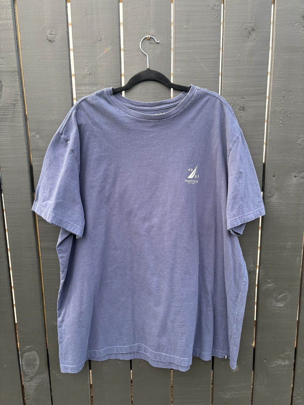 Nautica × Vintage Nautica Boat Vintage Streetwear Hype T-shirt Size US XXL / EU 58 / 5 - 1 Thumbnail