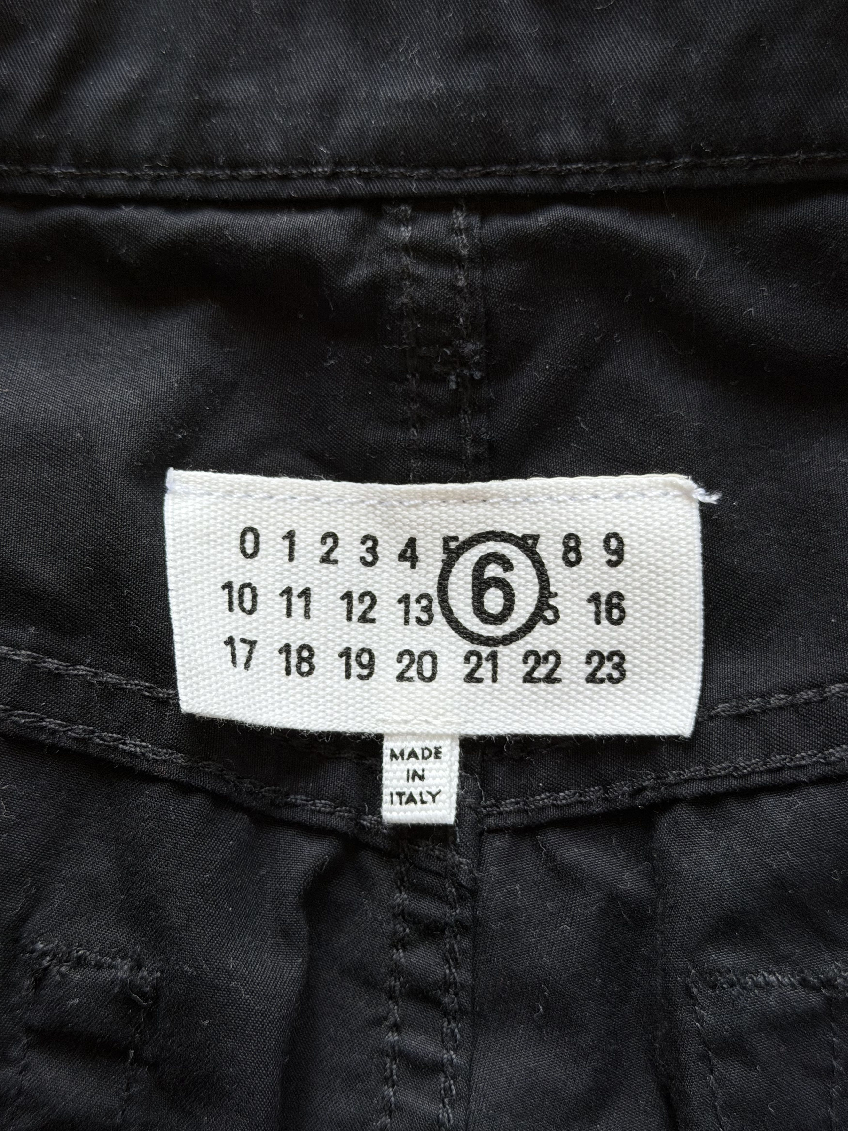 MM6 MM6 Maison Margiela Multi Pocket Cargo Pants in Black Size US 31 - 7 Thumbnail