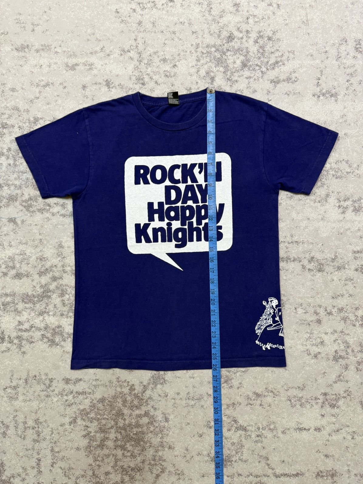 Vintage Design Tshirt Store Graniph Rock’N Day Happy Knight Biglogo Size US S / EU 44-46 / 1 - 14 Thumbnail