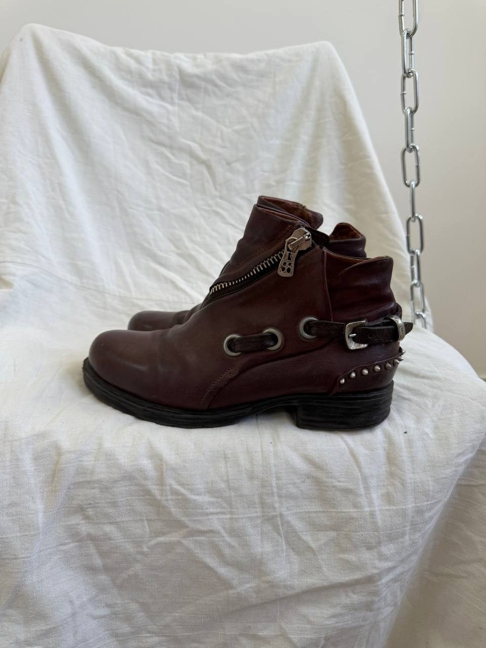 A.S.98 Avant Garde A.S. 98 Guidi Style Distressed Leather Boots Size US 7 / IT 37 - 7 Thumbnail