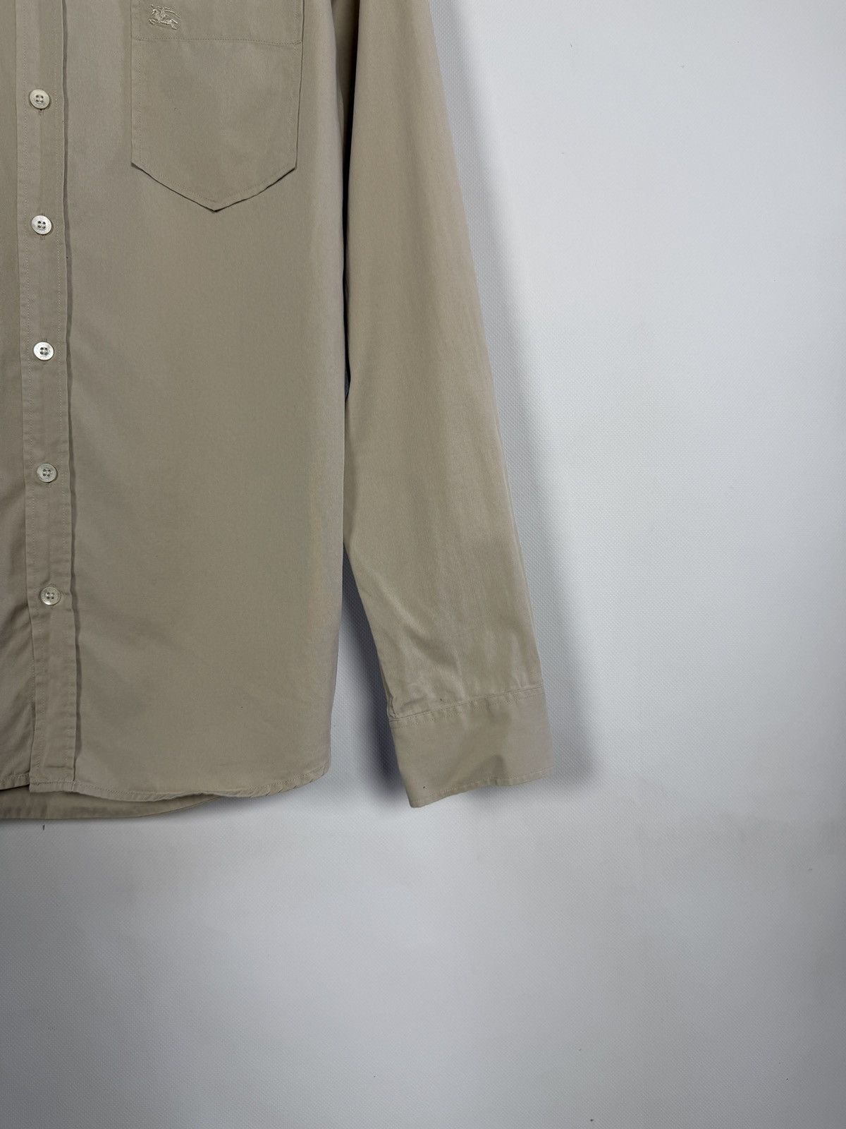 Burberry Burberry London Long Sleeve Shirt Button Up Cotton Size M Size US M / EU 48-50 / 2 - 5 Thumbnail
