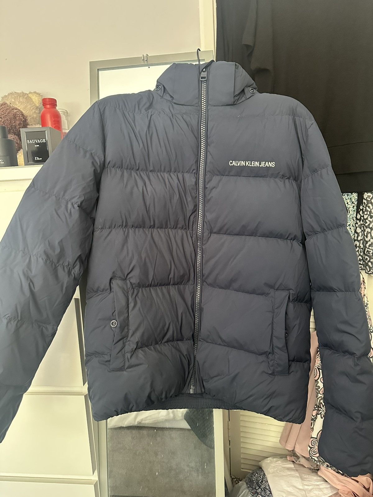 Calvin Klein Calvin Klein Jeans Puffer Jacket – Navy – Size M Size US M / EU 48-50 / 2 - 1 Thumbnail