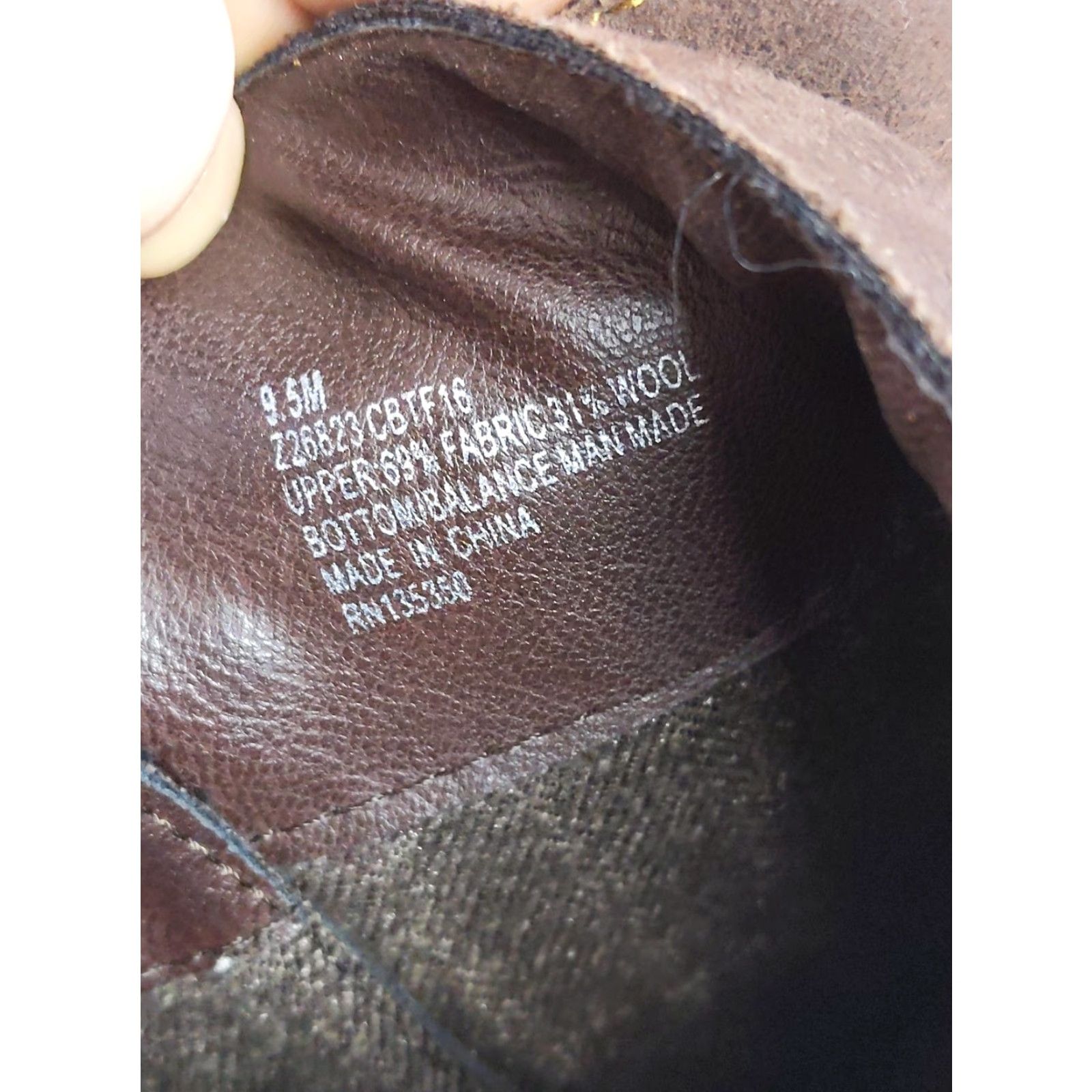 Vintage Børn Boots Women Brown Patterned Wool Knit Buckle Zip Casual Comfort 9.5 M Size US 10 / IT 40 - 4 Thumbnail