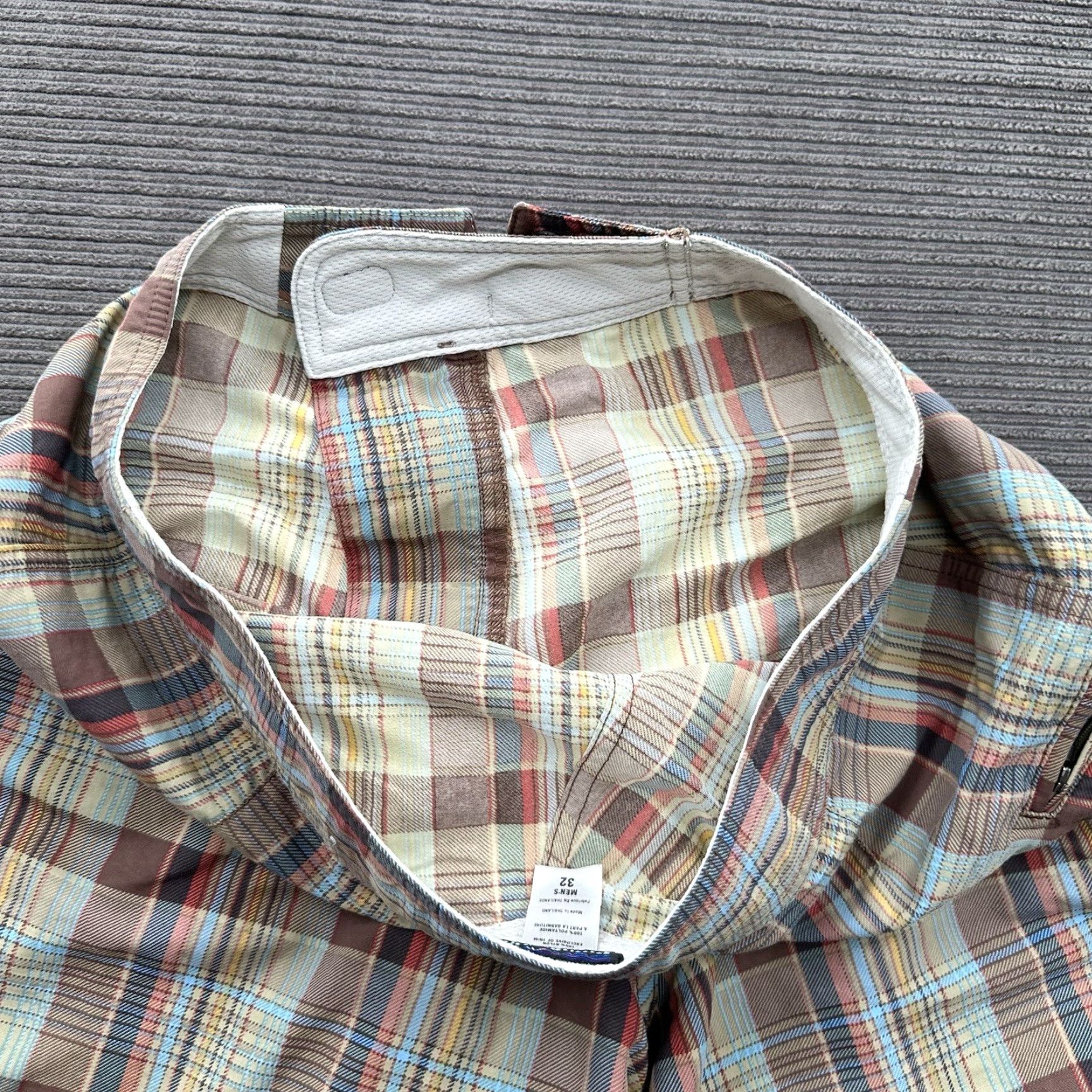 Patagonia Patagonia Shorts Men 32 Nylon Brown Plaid Beach Casual Size US 32 / EU 48 - 7 Thumbnail