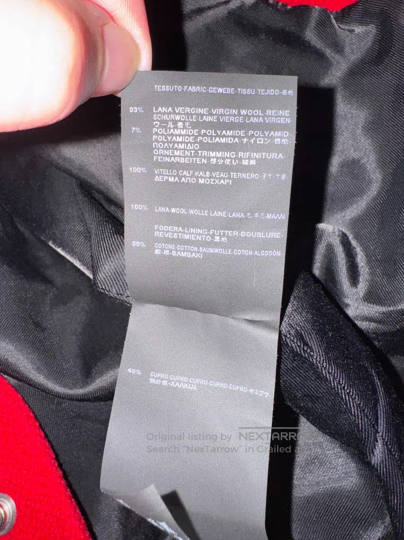 Saint Laurent Paris Saint Laurent Paris Original Red Panther Print Baseball Ja Size US L / EU 52-54 / 3 - 6 Thumbnail
