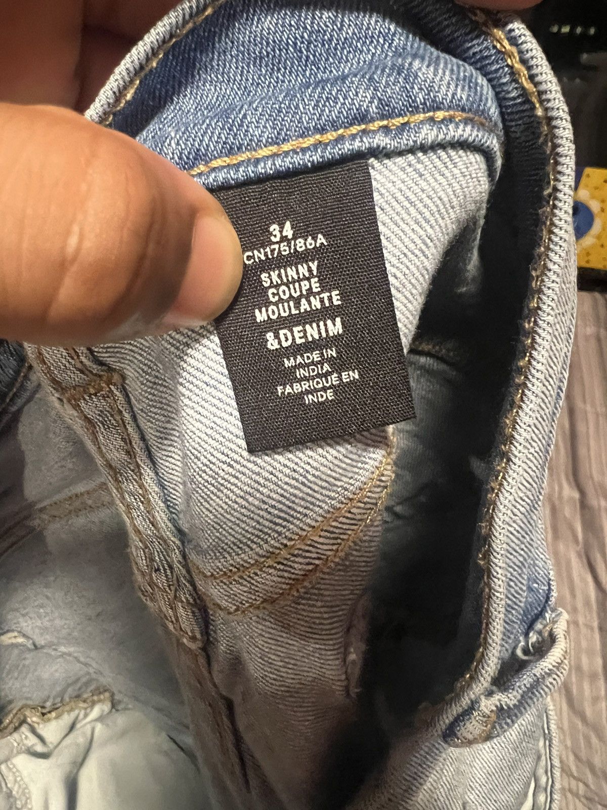 Vintage Vintage washed skinny jeans Size US 34 / EU 50 - 5 Thumbnail