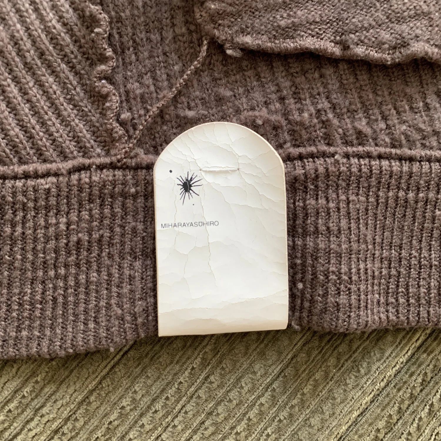 Maison MIHARA YASUHIRO Early Asymmetrical Striped Knit Sweater / Jacket Mihara Size US S / EU 44-46 / 1 - 6 Thumbnail