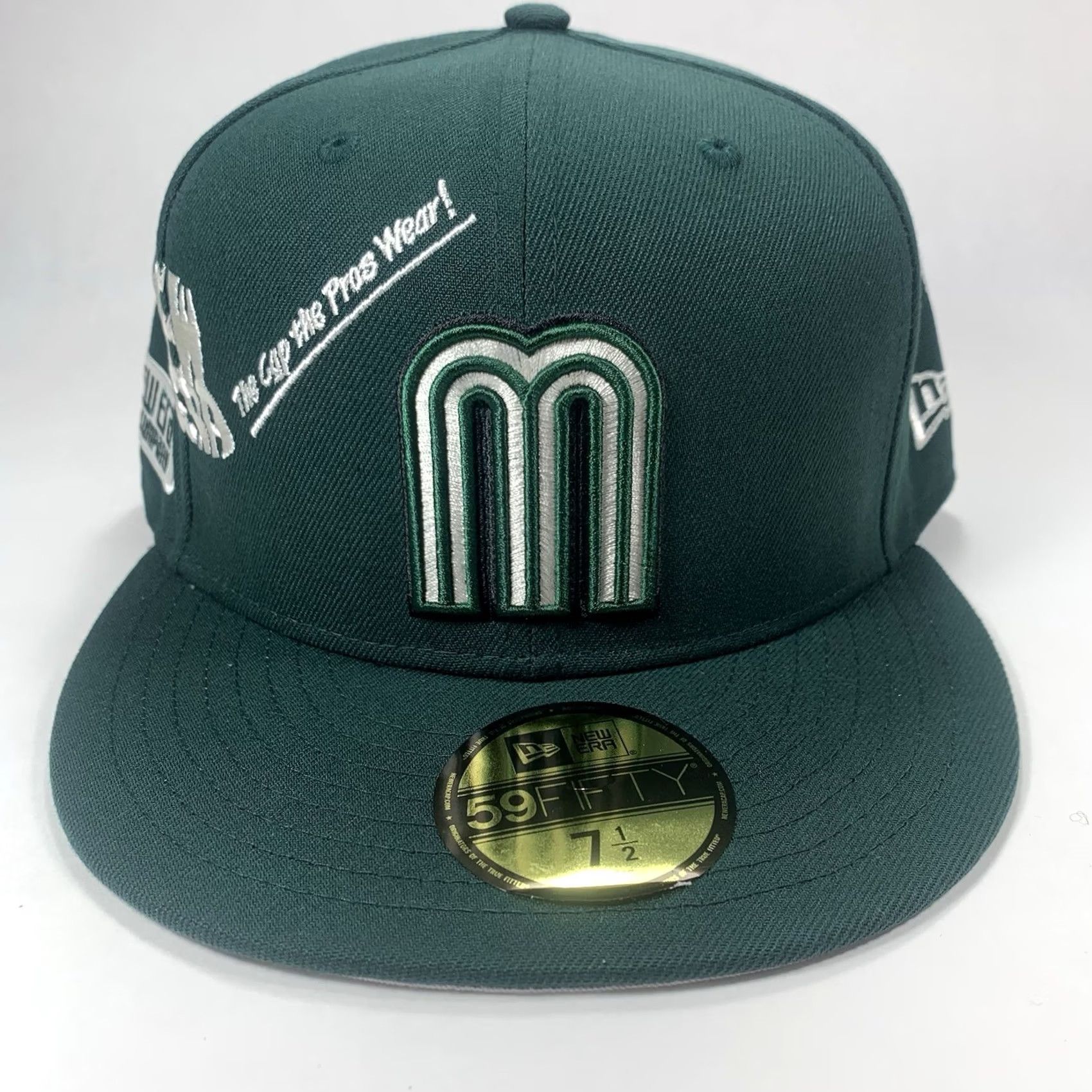 New Era New Era Mexico 59Fifty Baseball Soccer Green Fitted Hat Cap Men’s 7 1/2 Size ONE SIZE - 2 Thumbnail