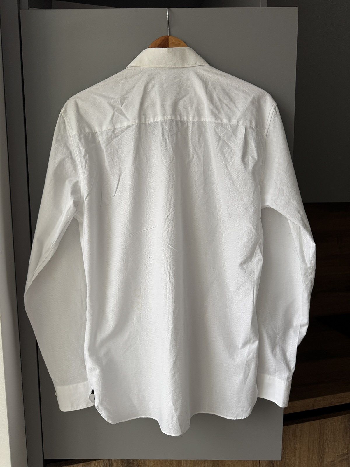 Ermenegildo Zegna × Z Zegna Z Zegna Classic White Cotton Slim Shirt Size 40 Size US XS / EU 42 / 0 - 7 Thumbnail