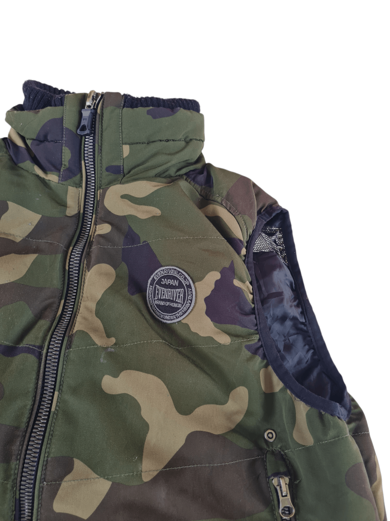 Japanese Brand Evenriver Japan Camo Vest Nylon Size US L / EU 52-54 / 3 - 5 Thumbnail
