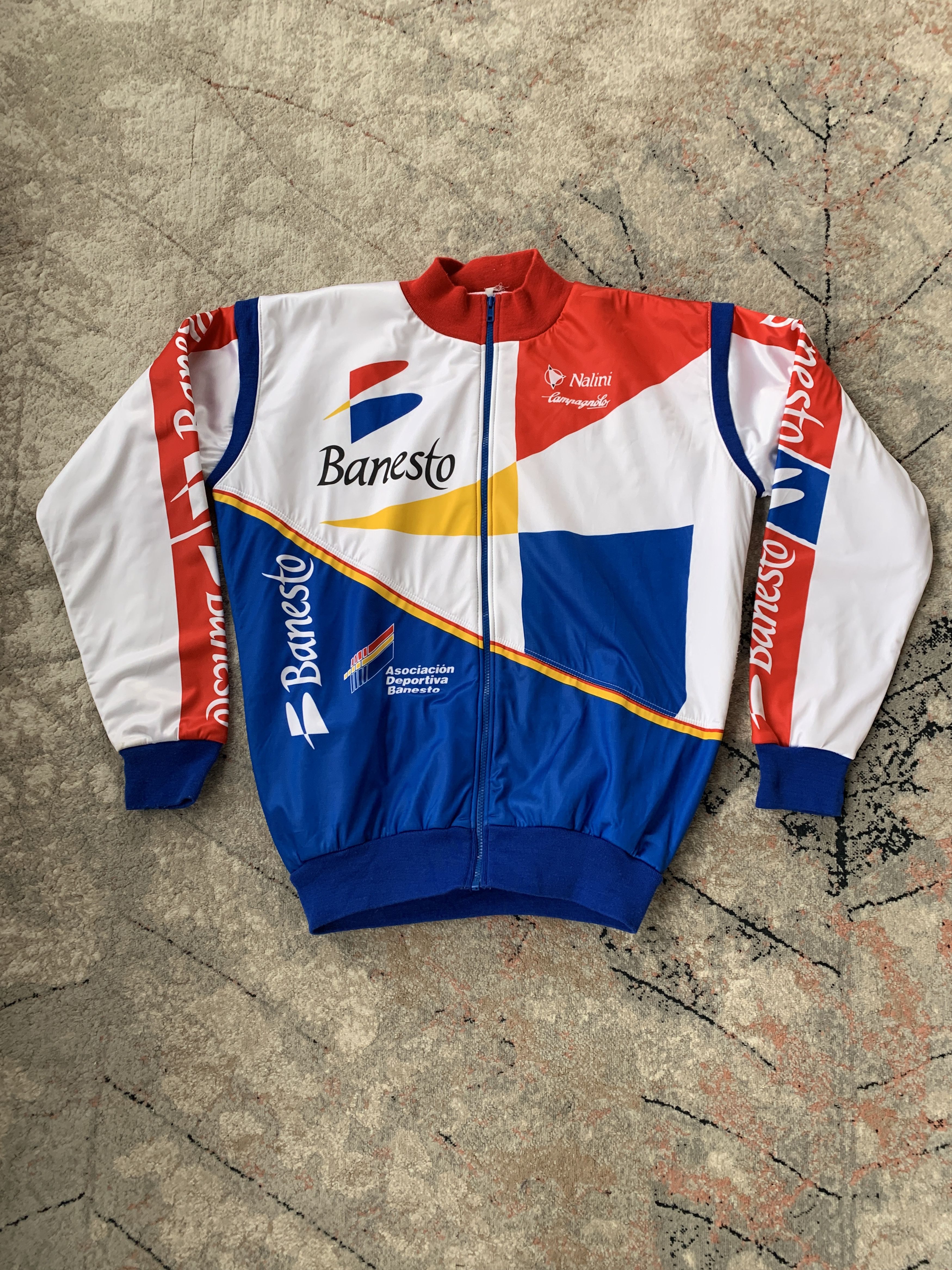Other Vintage Nalini Campangolo Banesto Cycle Jacket Size US XL / EU 56 / 4 - 1 Thumbnail