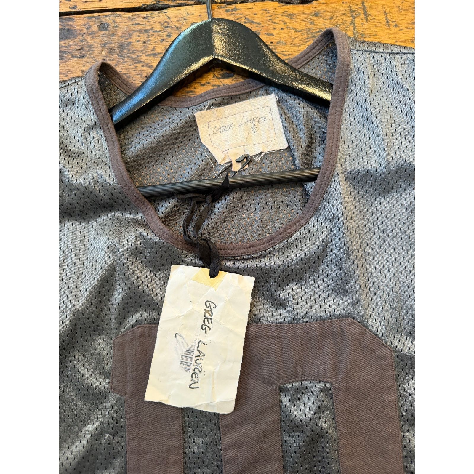 Greg Lauren Greg Lauren SAMPLE Mesh 50/50 Tank Top Jersey Size US XXL / EU 58 / 5 - 3 Thumbnail