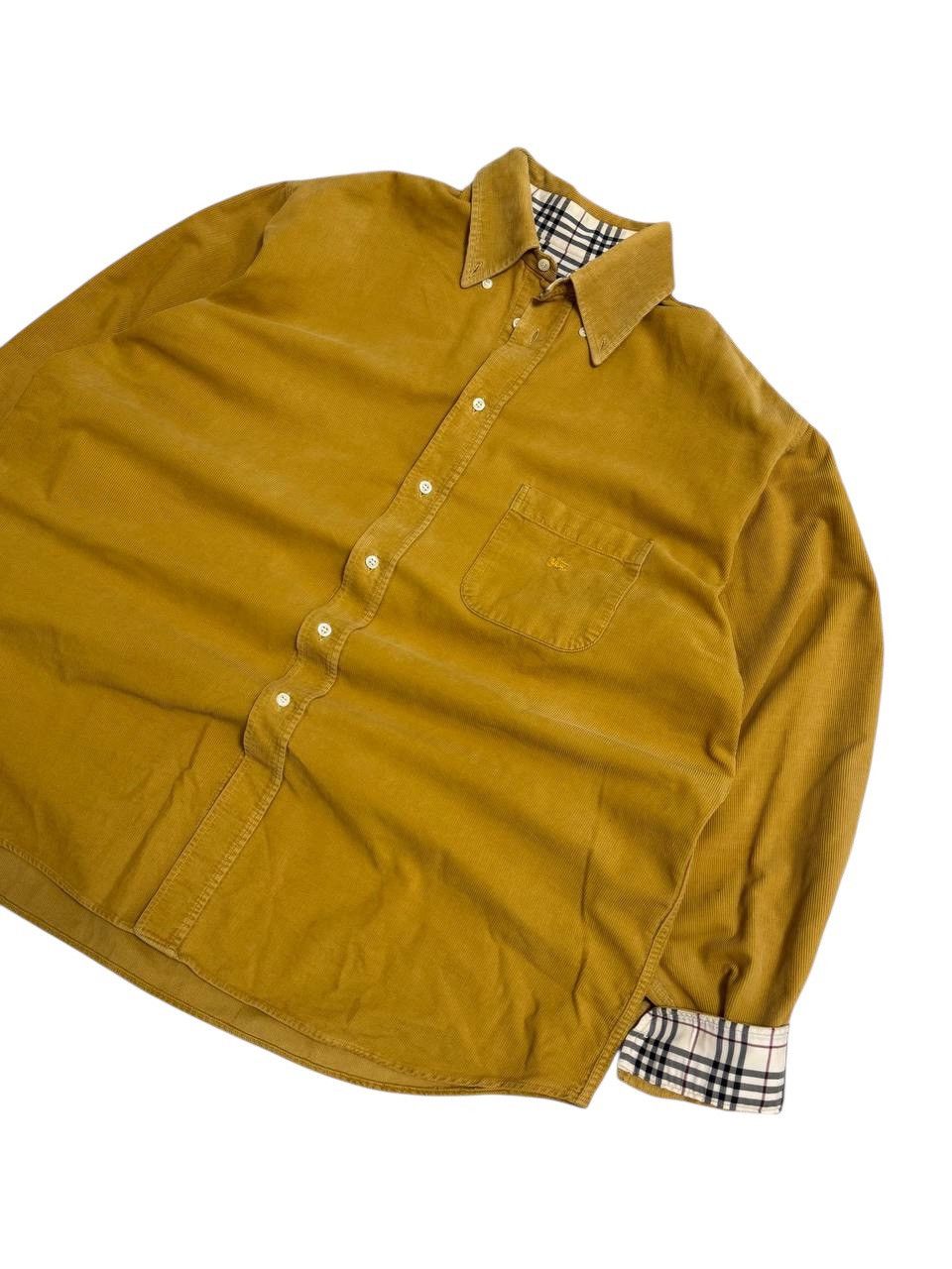 Burberry Corduroy Button Up Shirt