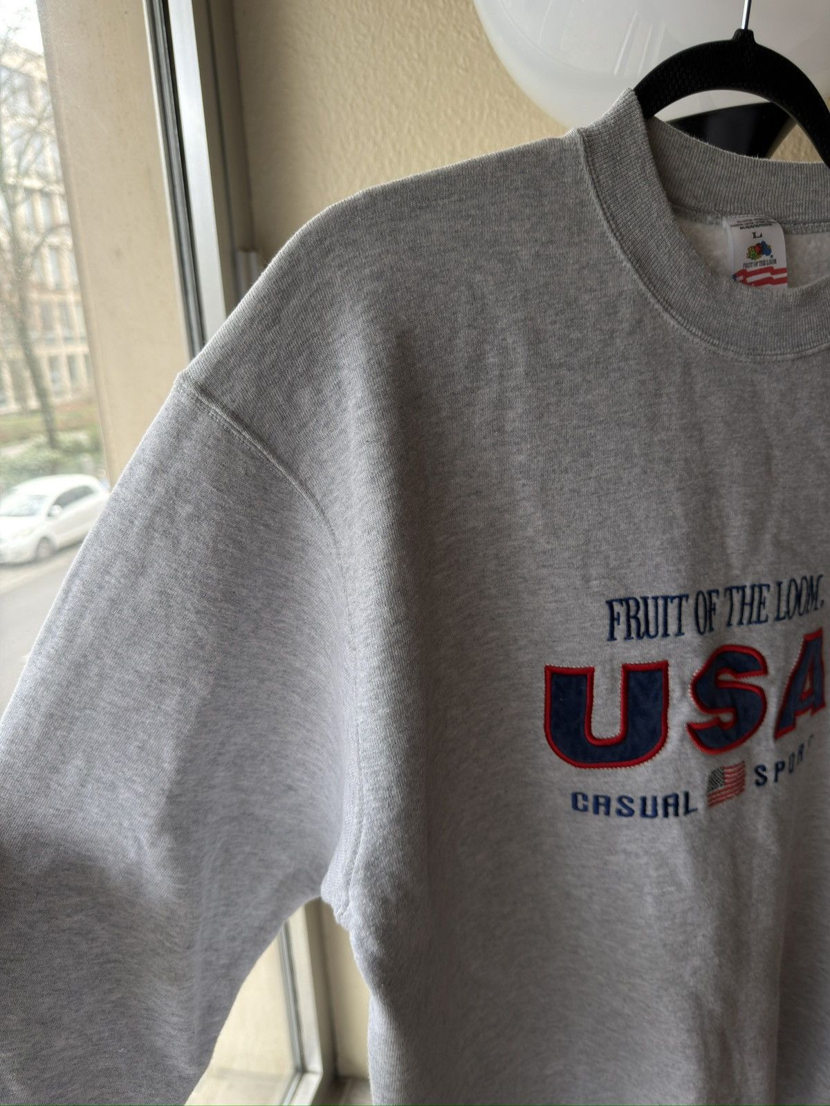 Vintage Vintage gray sweatshirt crewneck Size US L / EU 52-54 / 3 - 6 Thumbnail