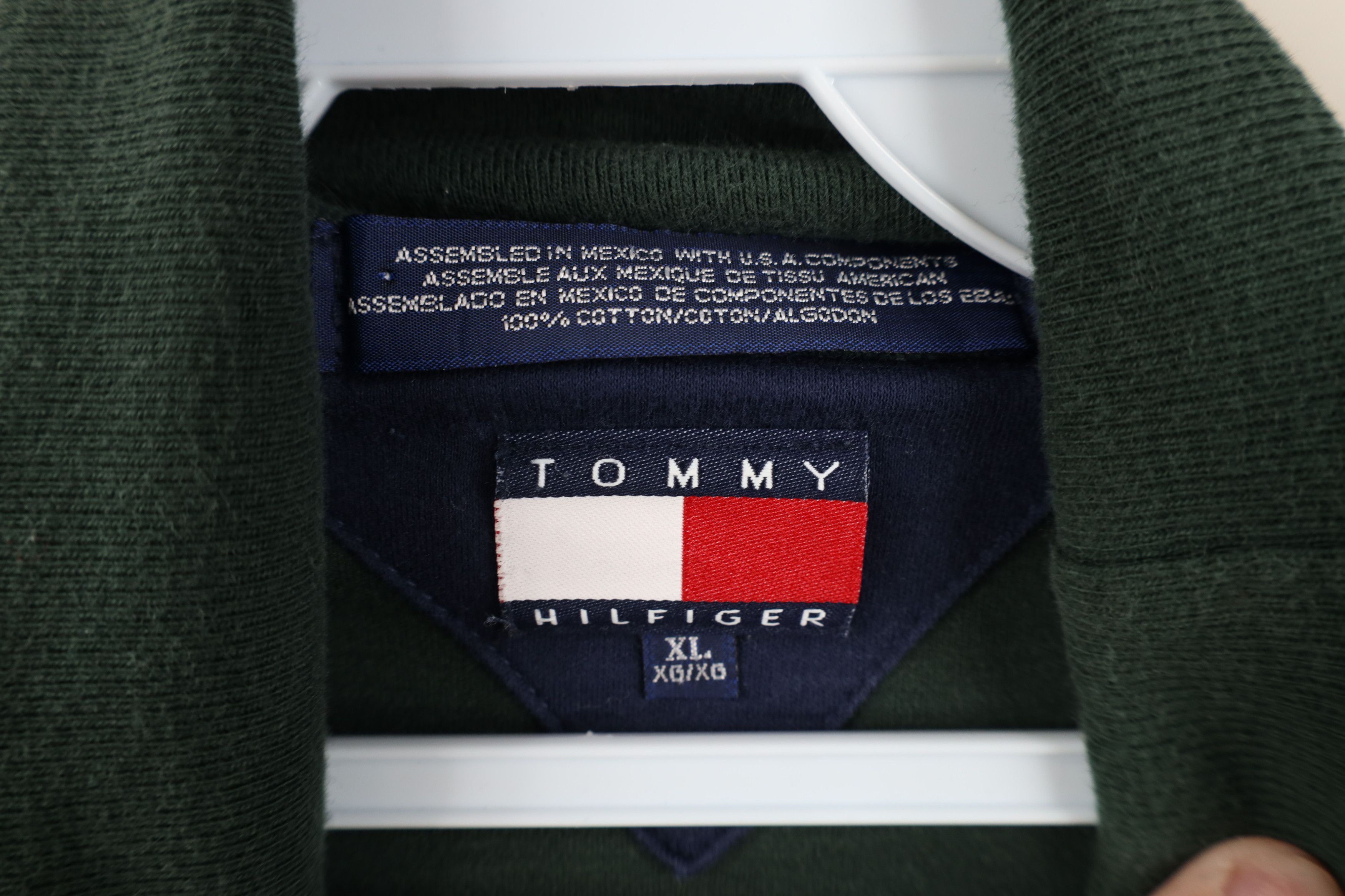 Tommy Hilfiger Vintage 90s Tommy Hilfiger Long Sleeve Turtleneck T-Shirt Size US XL / EU 56 / 4 - 7 Thumbnail