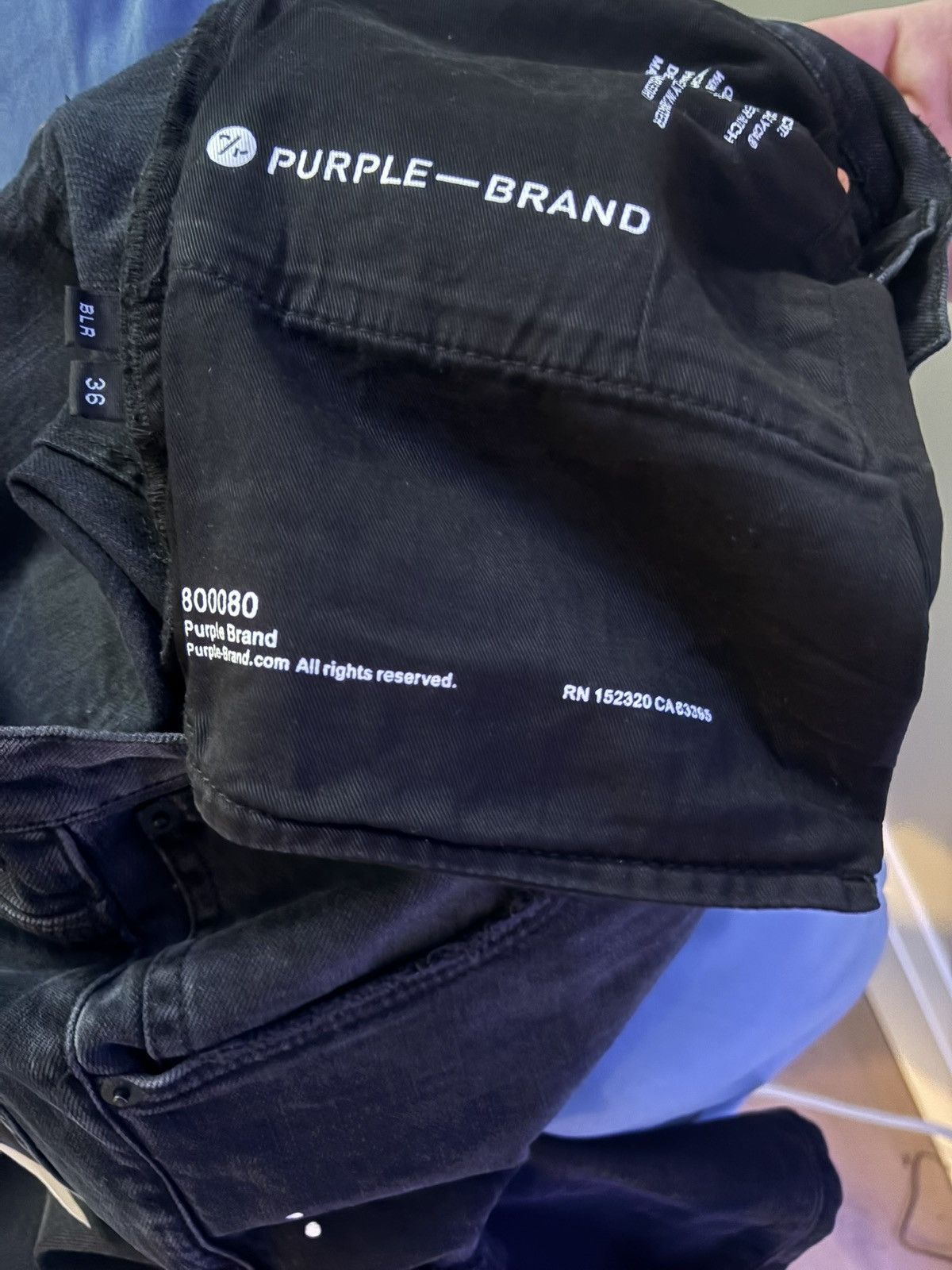 Purple × Purple Brand Black Purple Brand Jeans Size US 36 / EU 52 - 8 Thumbnail
