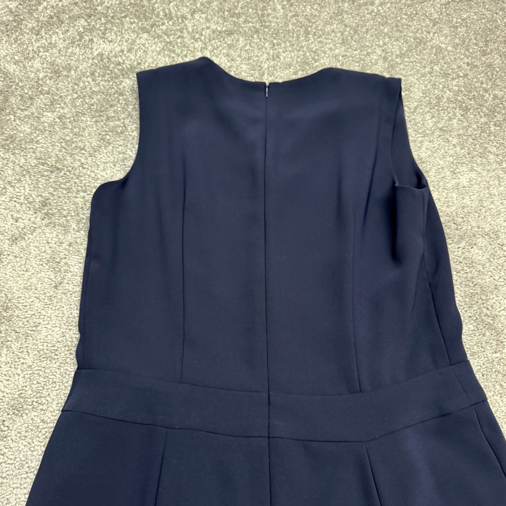 Pendleton Pendleton Womens Dress Midi A-Line Fit & Flare Navy Blue Sleeveless 6 Size Regular Classic Size M / US 6-8 / IT 42-44 - 7 Thumbnail