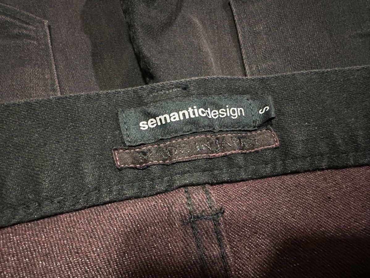 If Six Was Nine × Le Grande Bleu (L.G.B.) × semanticdesign 🔥Y2K Archived Semantic Design Blood Denim Vein Faded Size US 30 / EU 46 - 12 Thumbnail