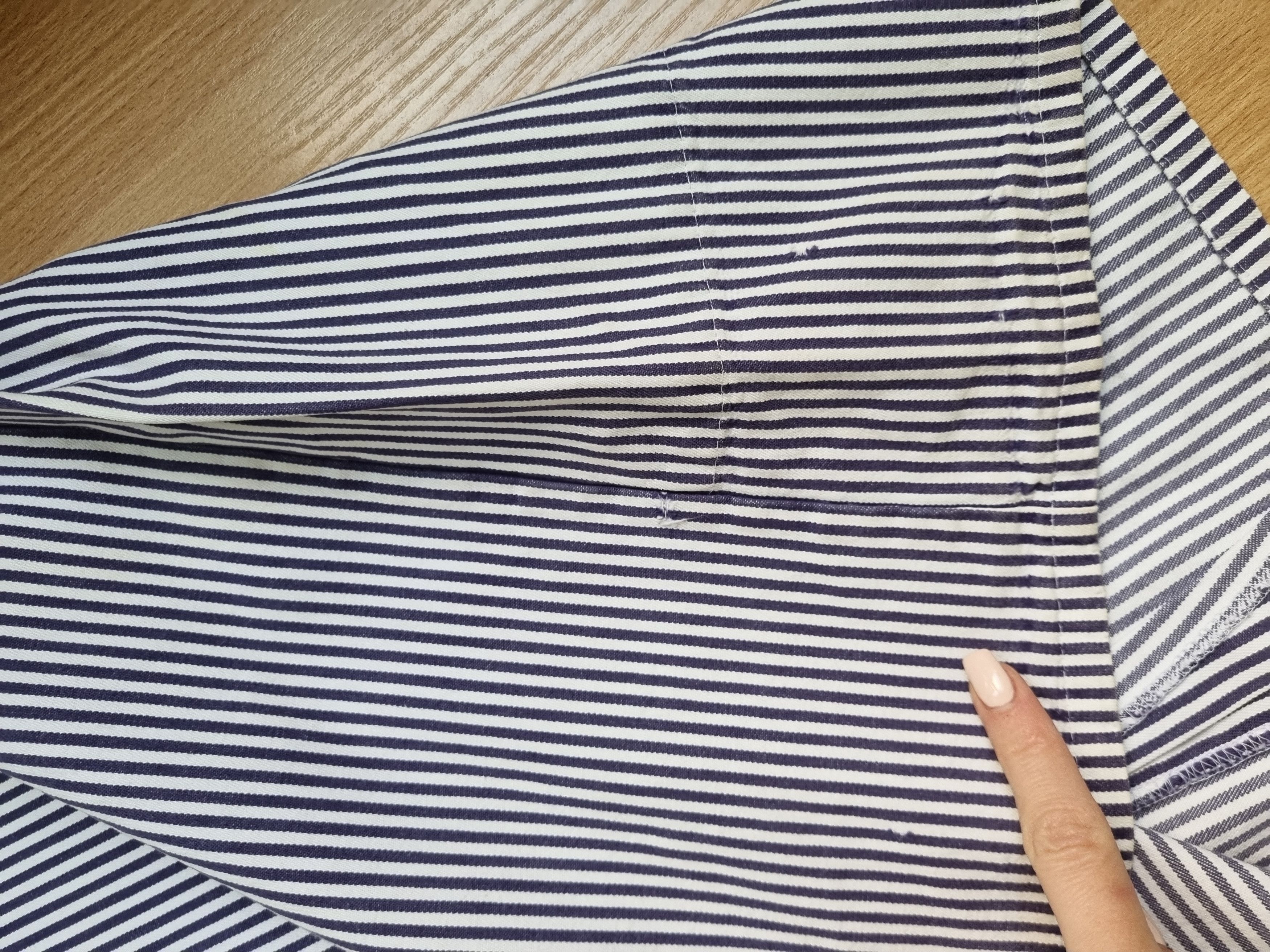 Le Laboureur × Vetra Vintage Striped Sailing Marina Worker German Light Jacket Size US XXL / EU 58 / 5 - 18 Thumbnail