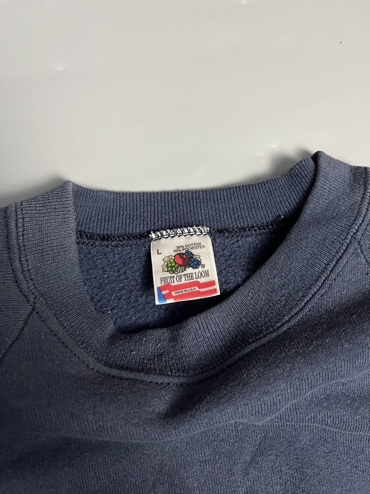 Fruit Of The Loom × Vintage Vintage Faded Fruit Of The Loom Crewneck Size US M / EU 48-50 / 2 - 2 Thumbnail