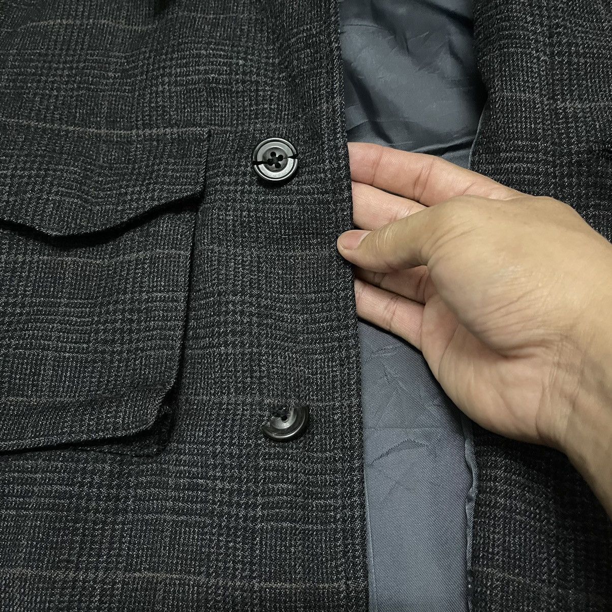 Yohji Yamamoto Vintage Ined Homme Yohji Yamamoto Wool Coat Size US M / EU 48-50 / 2 - 6 Thumbnail
