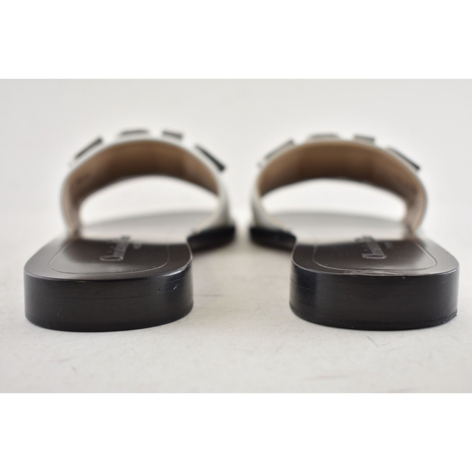 Dior Christian Dior Diorevolution White Silver Metal Logo Slide Size US 6.5 / IT 36.5 - 12 Thumbnail